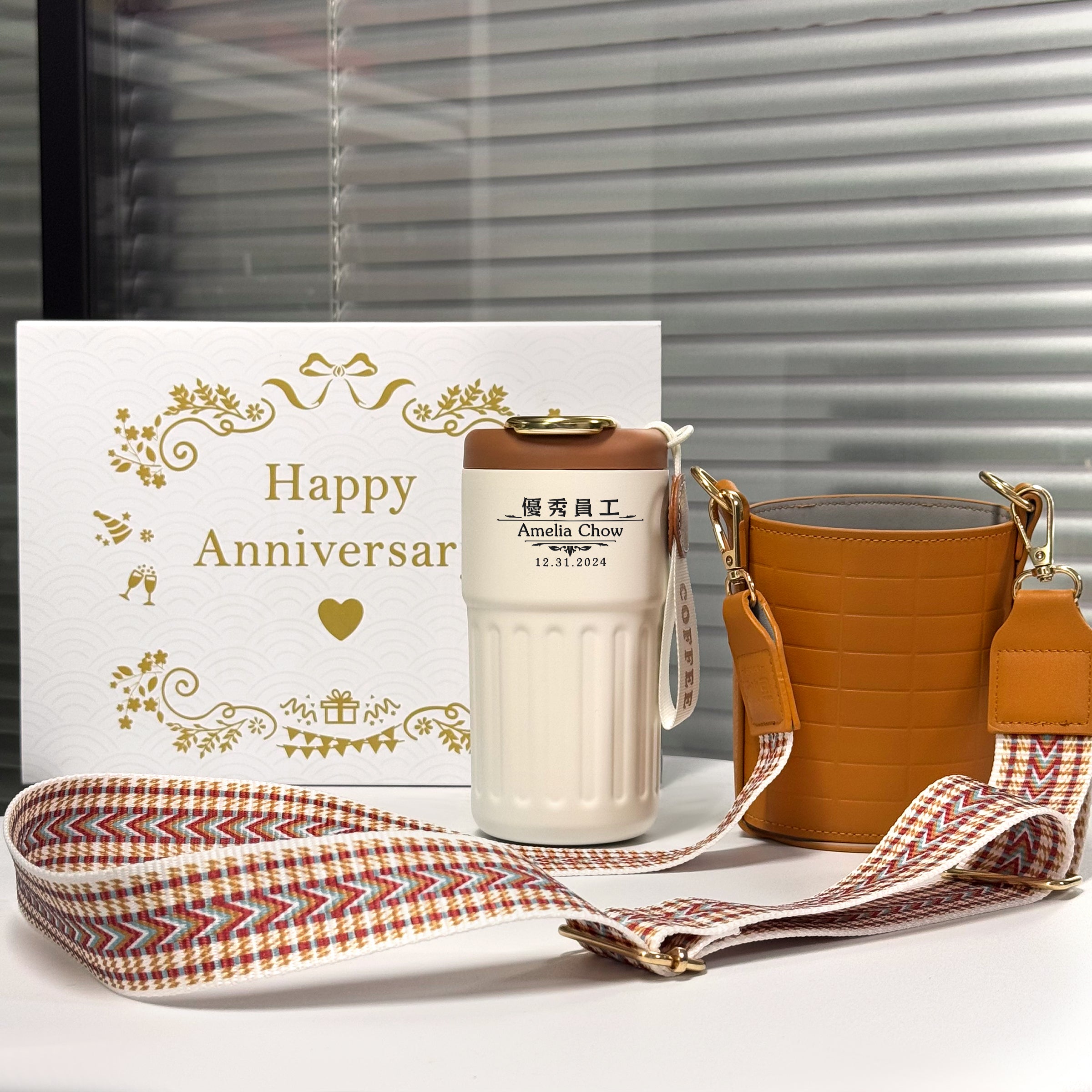 Corporate Customized Gifts, Thermos Cup Text Engraving, Customized Text, Corporate Logo Customization, Outstanding Employee Recognition Gifts, Customized Creative and Personalized Gifts for Employees and Clients, DY04-285