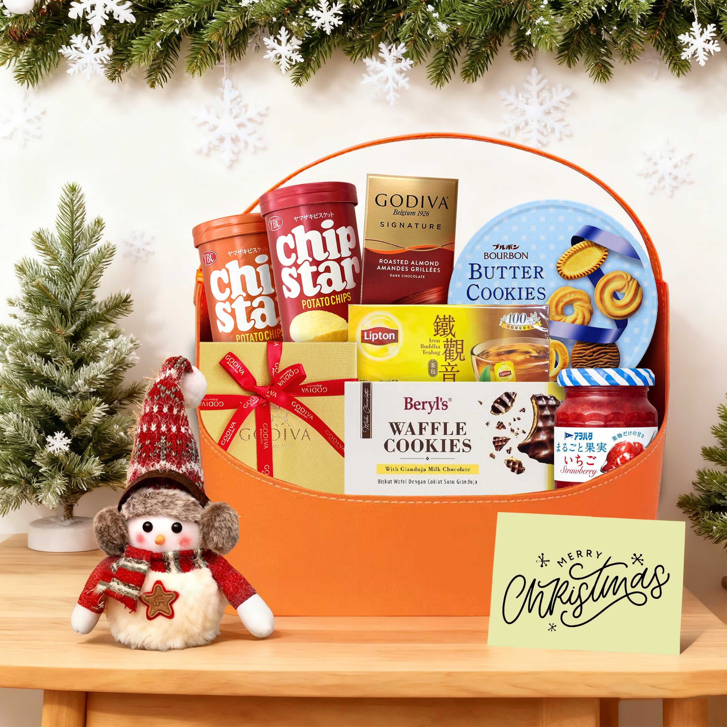 Christmas Food Hamper | Appreciation Gift For Clients Corporate Christmas Gift Customized Christmas Gift