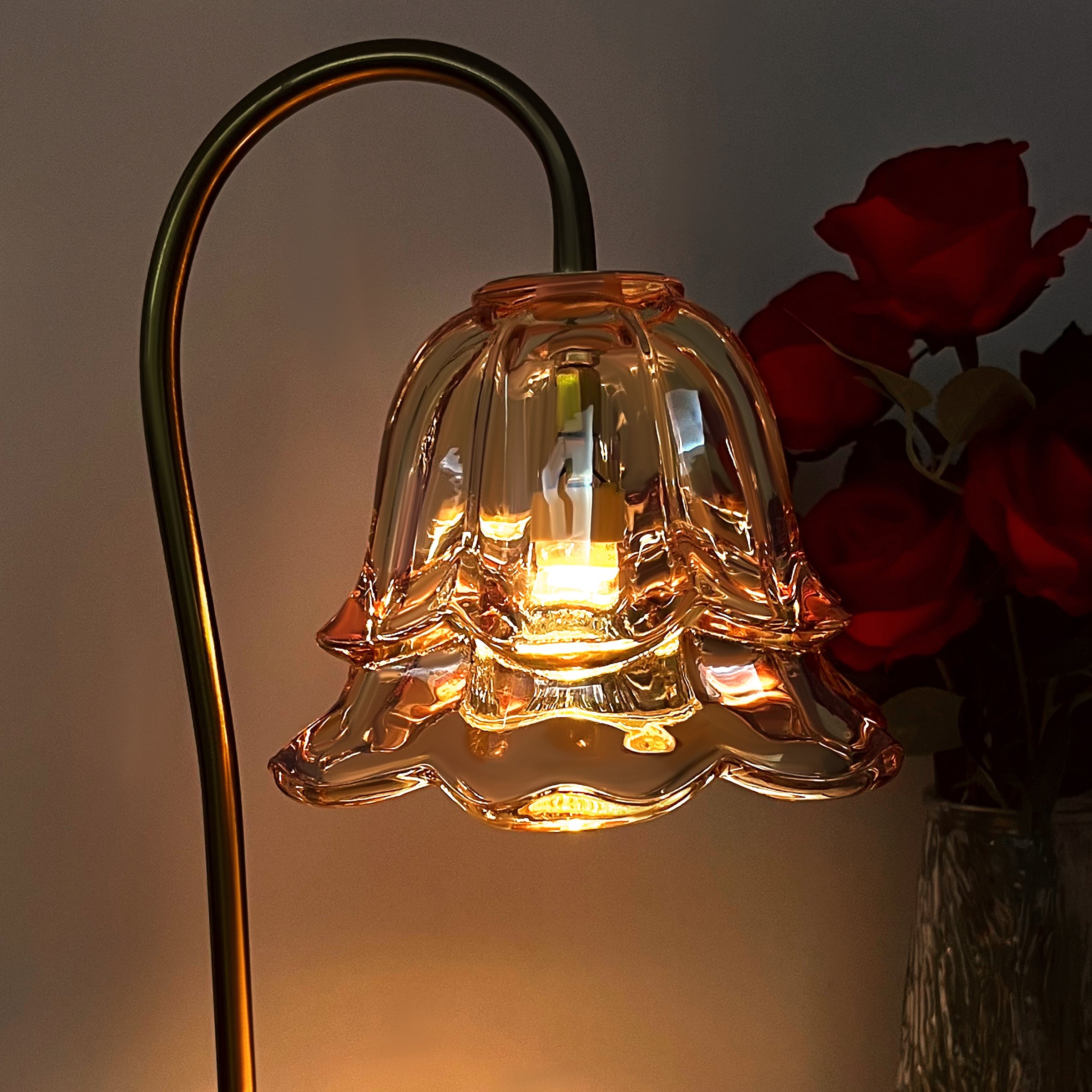 Aromatherapy Lamp Gift Set - Includes Scented Candle & Flameless Wax Melt Diffuser, with Customizable Candle Labels & Personalized Name Engraving. A Creative Keepsake Gift for Sisters, Couples, and Aromatherapy EnthusiastsDY01-408