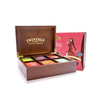 TEA SET|Twinings Customized selected wooden light luxury gift box, Housewarming gift, Gift return