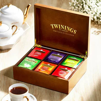 TEA SET|Twinings Customized selected wooden light luxury gift box, Housewarming gift, Gift return