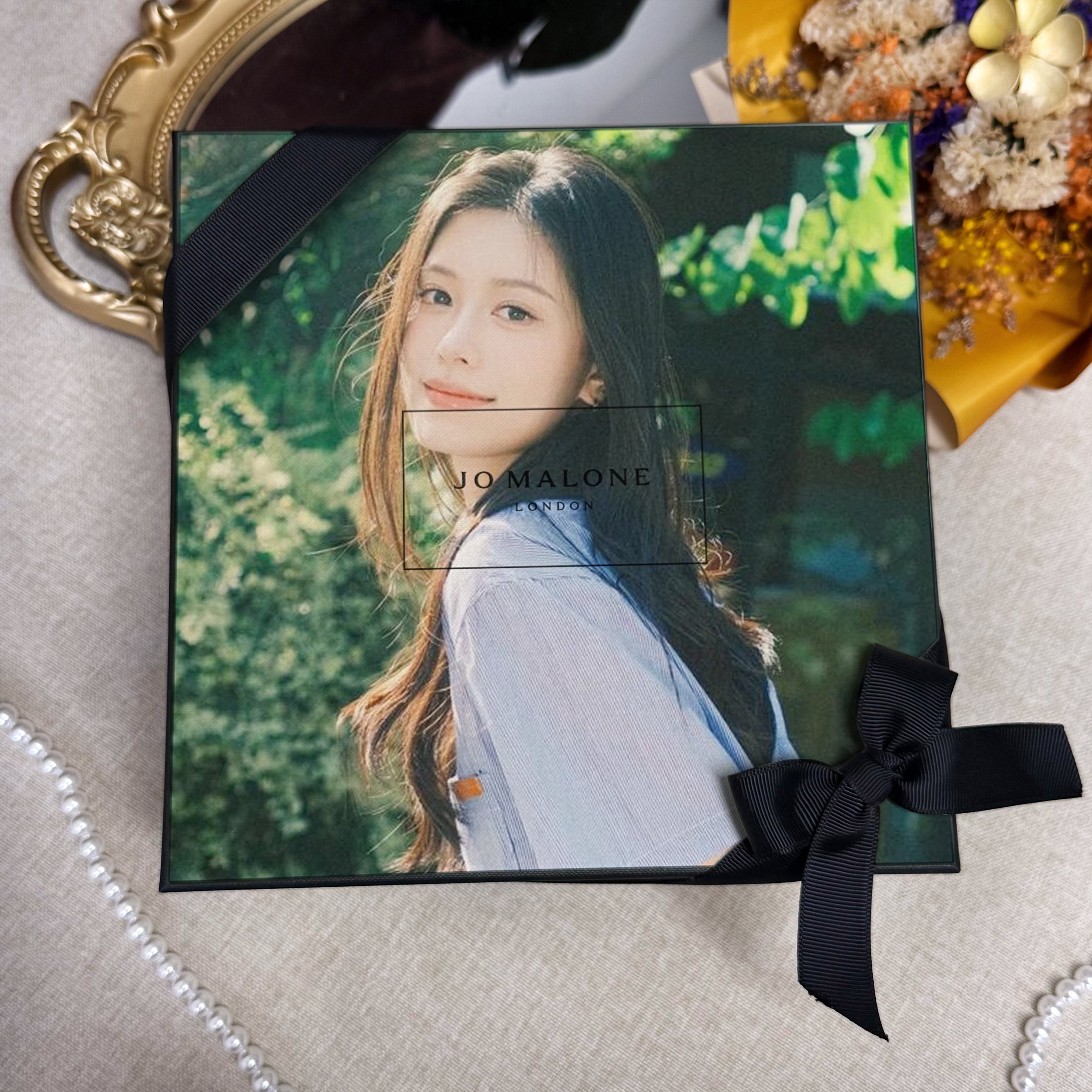 Jo Malone Body Enrich Set with Custom Box Design, Scented Candle, and Personalized Name Engraving - A Unique Gift Featuring Exclusive Custom Artwork