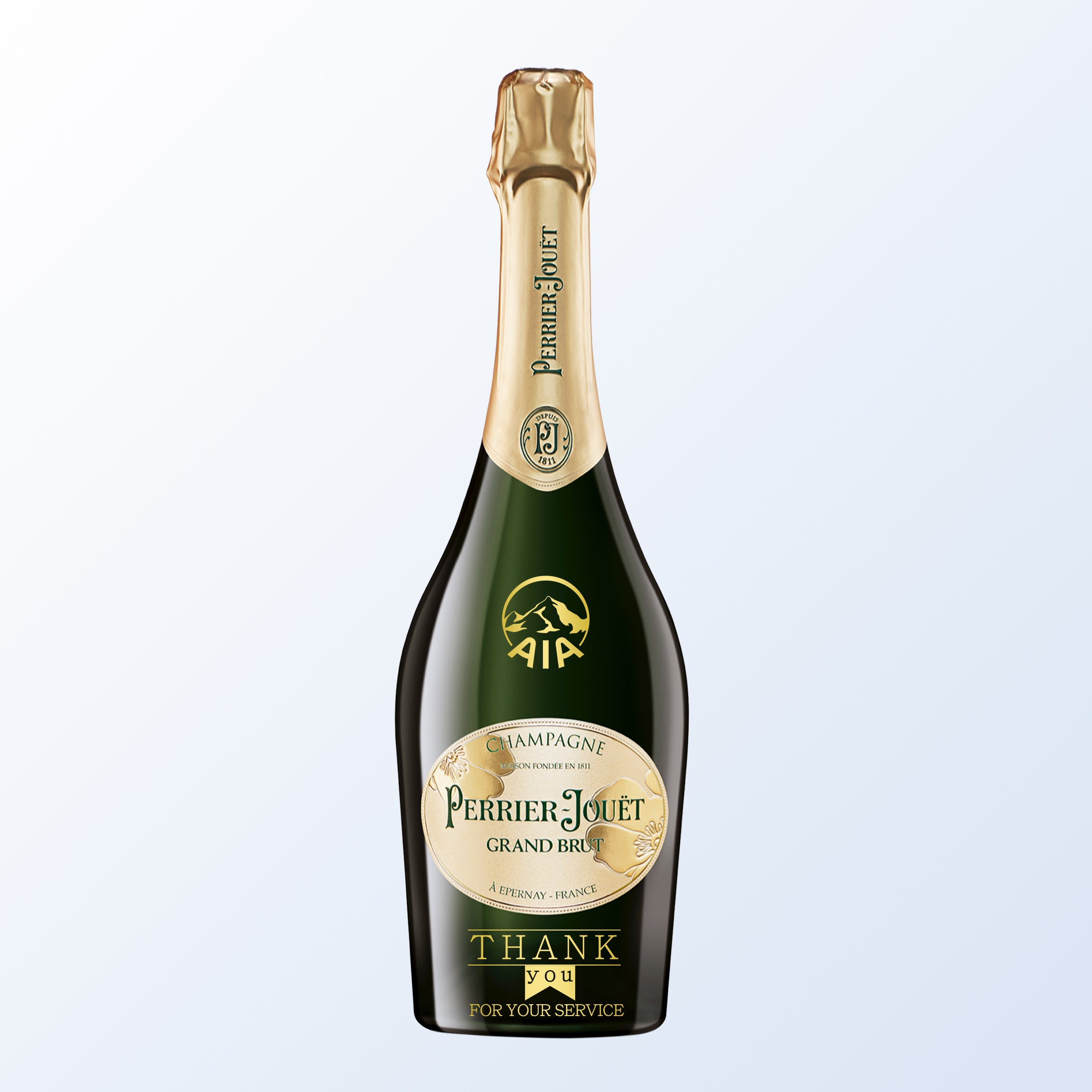 Company Wine|Perrier-Jouët (text engraving) Custom-made gifts Delivered to customers