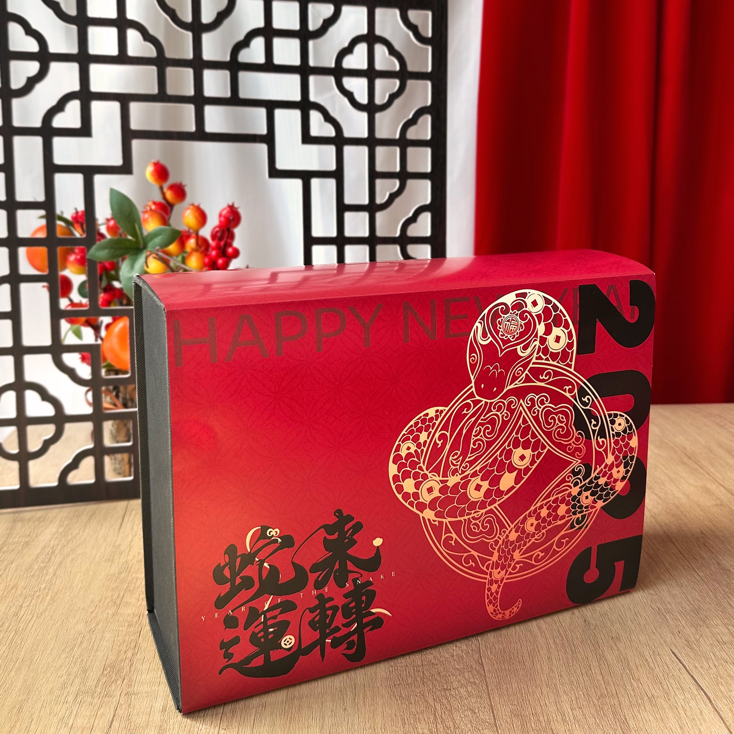 【Whiskey Bubble Glass Gift Set】2025 Business Gift Box丨Whiskey Jack Daniel's Old No. 7 (375ml) New Year Engraving | Year of the Snake Blessing Engraving丨Whiskey Pairing Bubble Glasses DY05-56