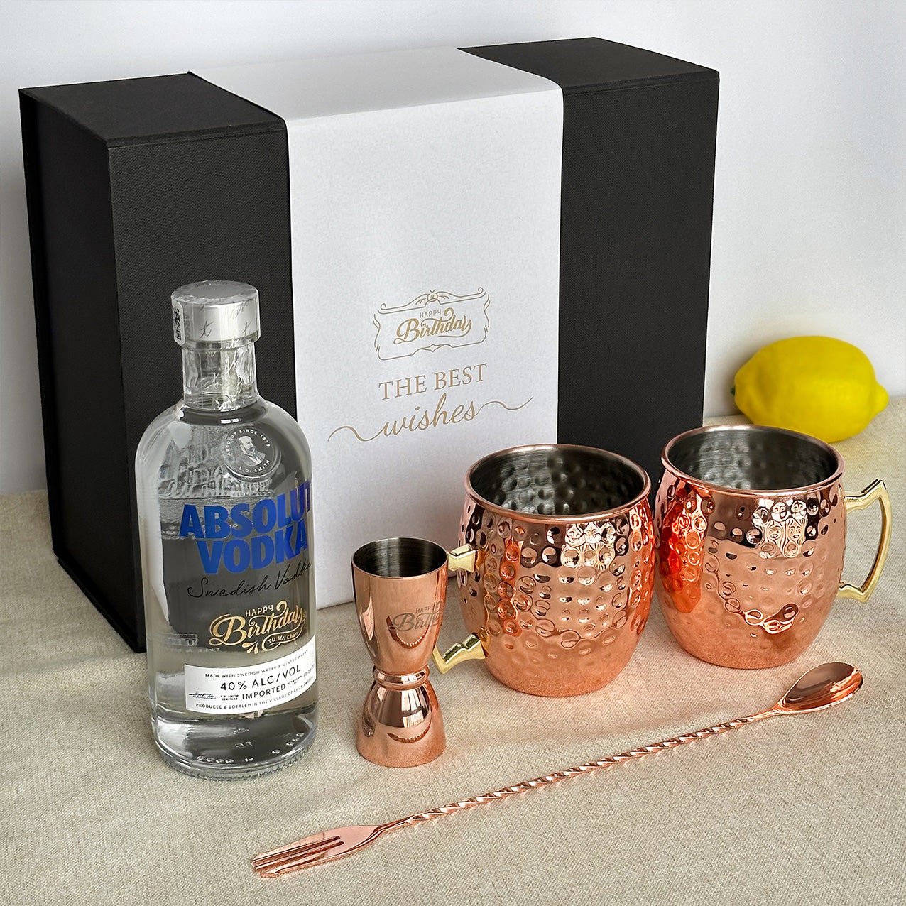 Birthday gift Vodka cocktail custom gift box Wine bottle text engraving Cocktail mixology set A must-have gift for a couple to give a boyfriend Vodka Bartending Set DY02-86