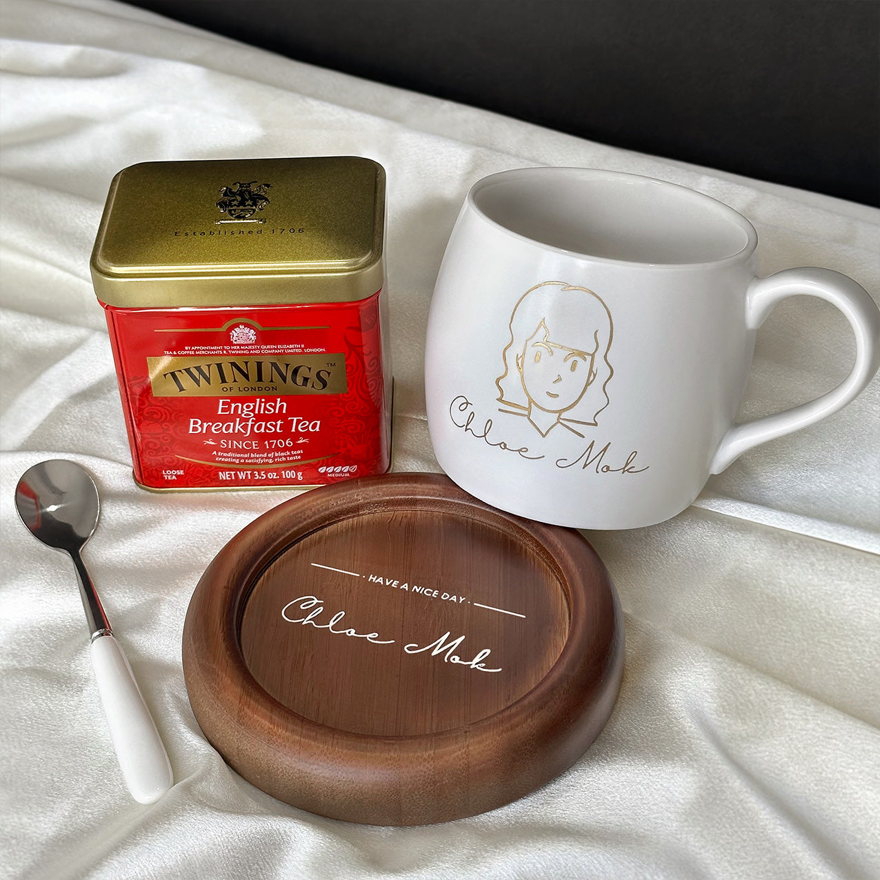 Anniversary Gift | Ceramic Mug Set Gift (Engraving Gift) Customized Portrait Memorial Gift Birthday Gift for Girlfriend or Boyfriend Niche DY01-360