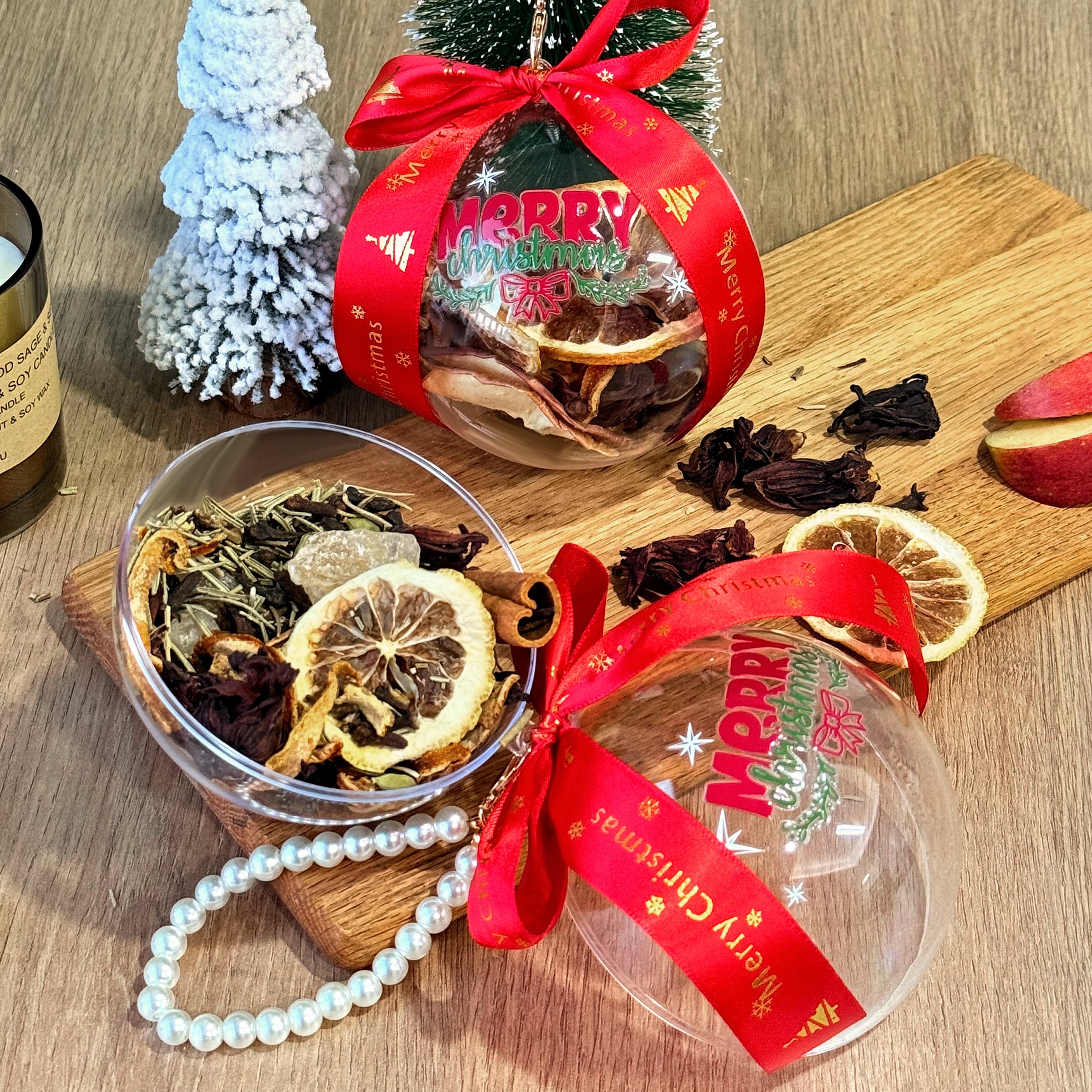 【Hot Mulled Wine Set】Christmas Gift – Cozy and Festive DIY Mulled Wine Kit with Recipe Card, Easy to Make – Perfect Christmas Gift for Couples, Newlyweds, or Gift Exchanges