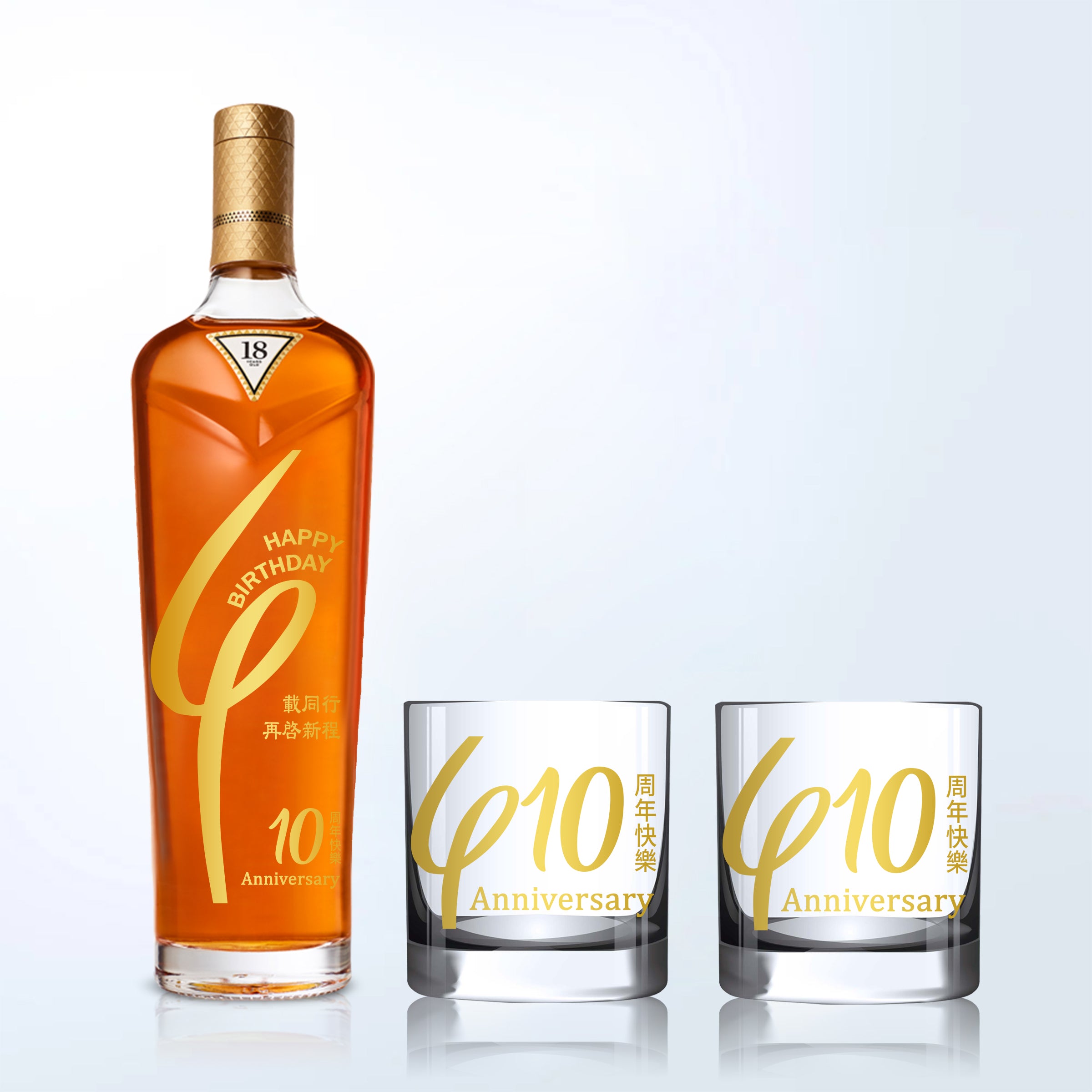 Corporate VIP Gift |Corporate Gift – Personalised Corporate Anniversary Whisky (Engraving)