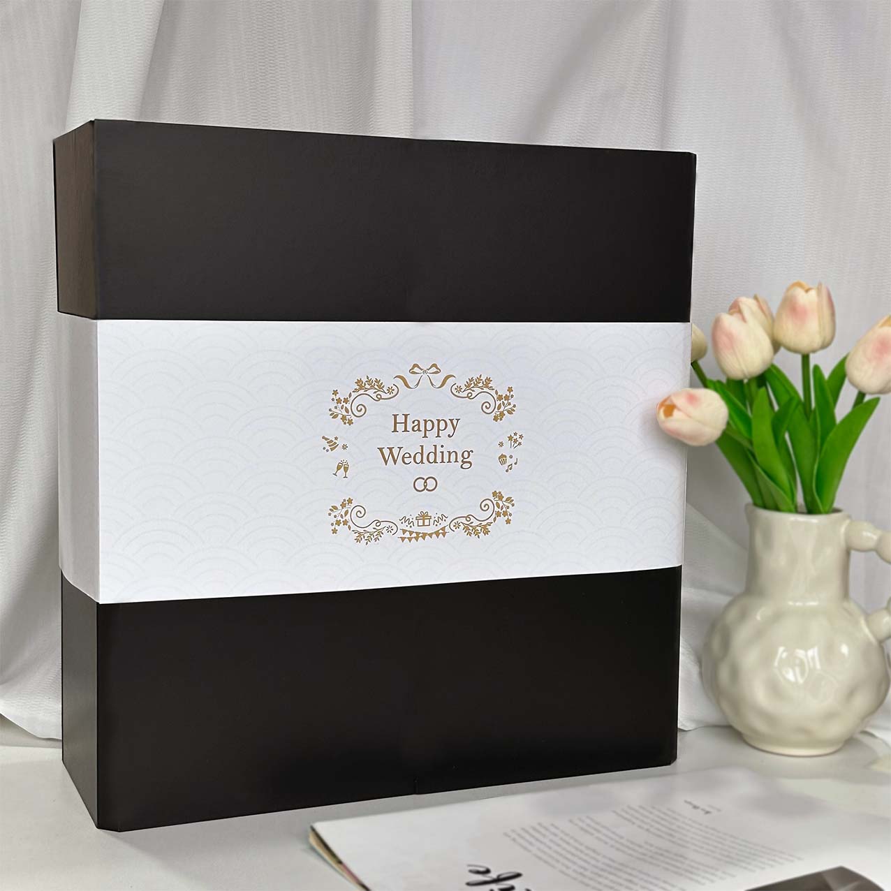 Wine label customization|Moët &Chandon Champagne and matching glass gift box, champagne glass text engraving, anniversary congratulations, wedding celebration gift, company gift must-have, gift for girlfriend DY01-364