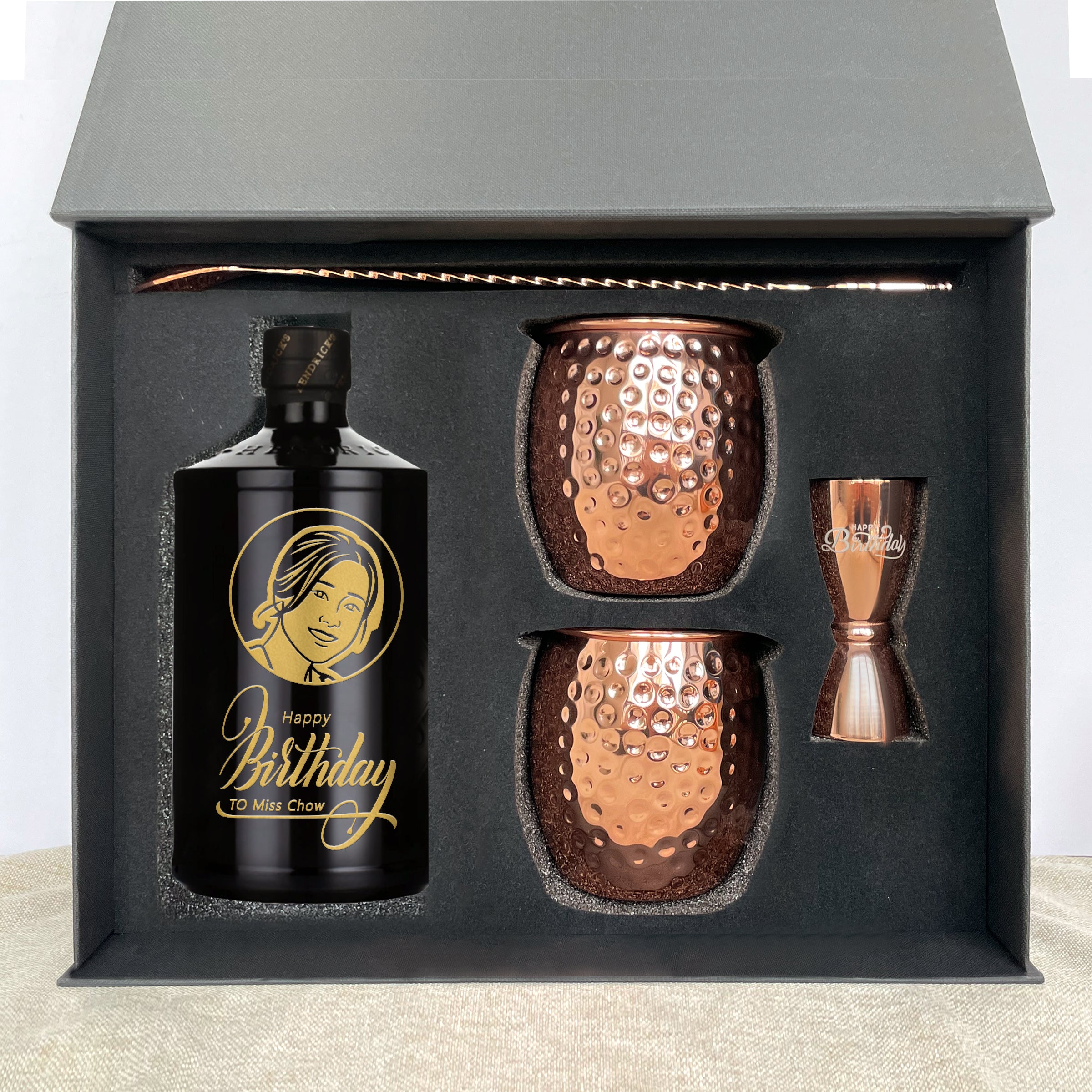 Birthday gift Vodka cocktail custom gift box Wine bottle text engraving Cocktail mixology set A must-have gift for a couple to give a boyfriend Vodka Bartending Set DY02-86