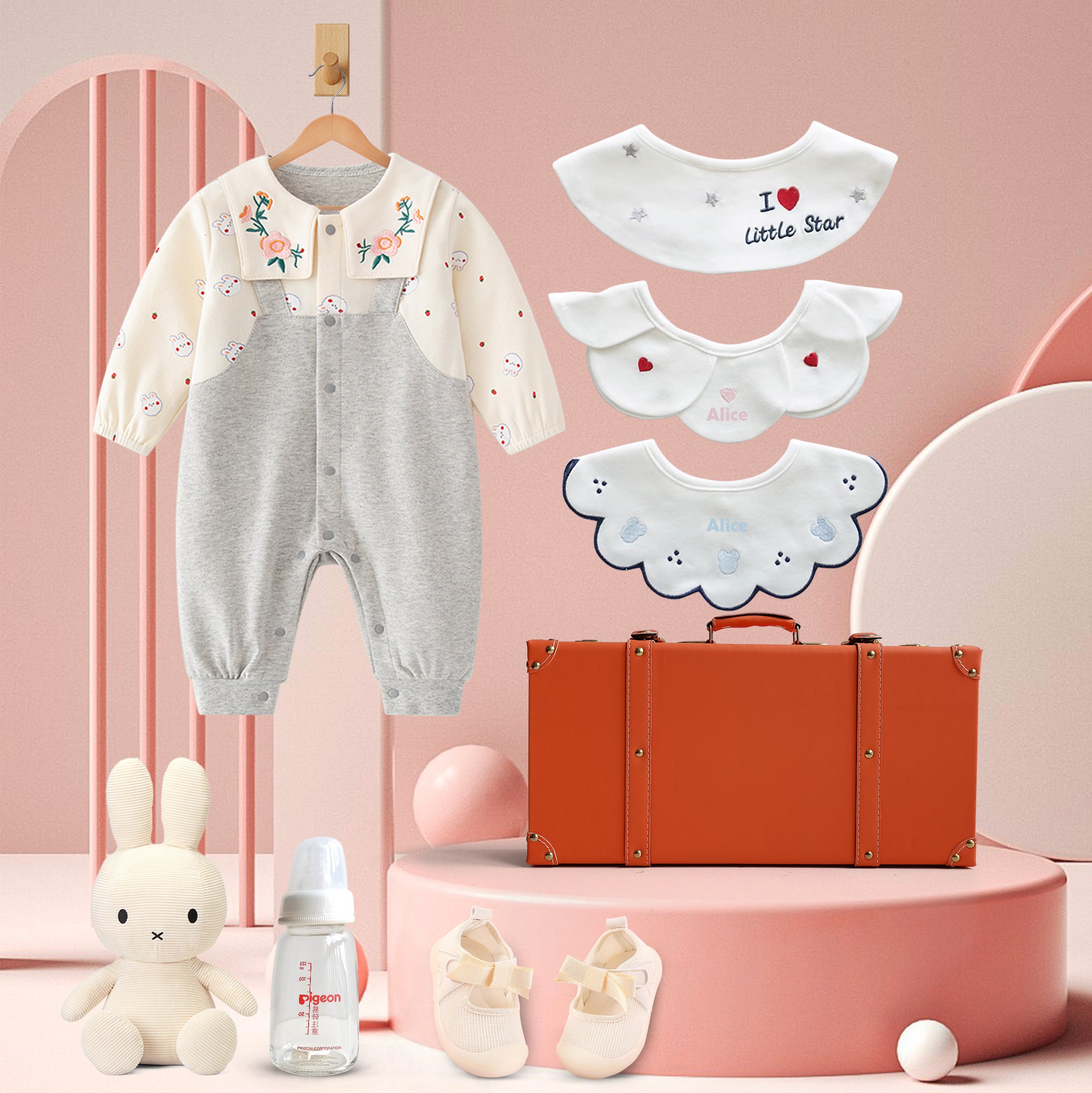 Customized baby gift box Full moon gift box set 100 day gifts Baby Gifts