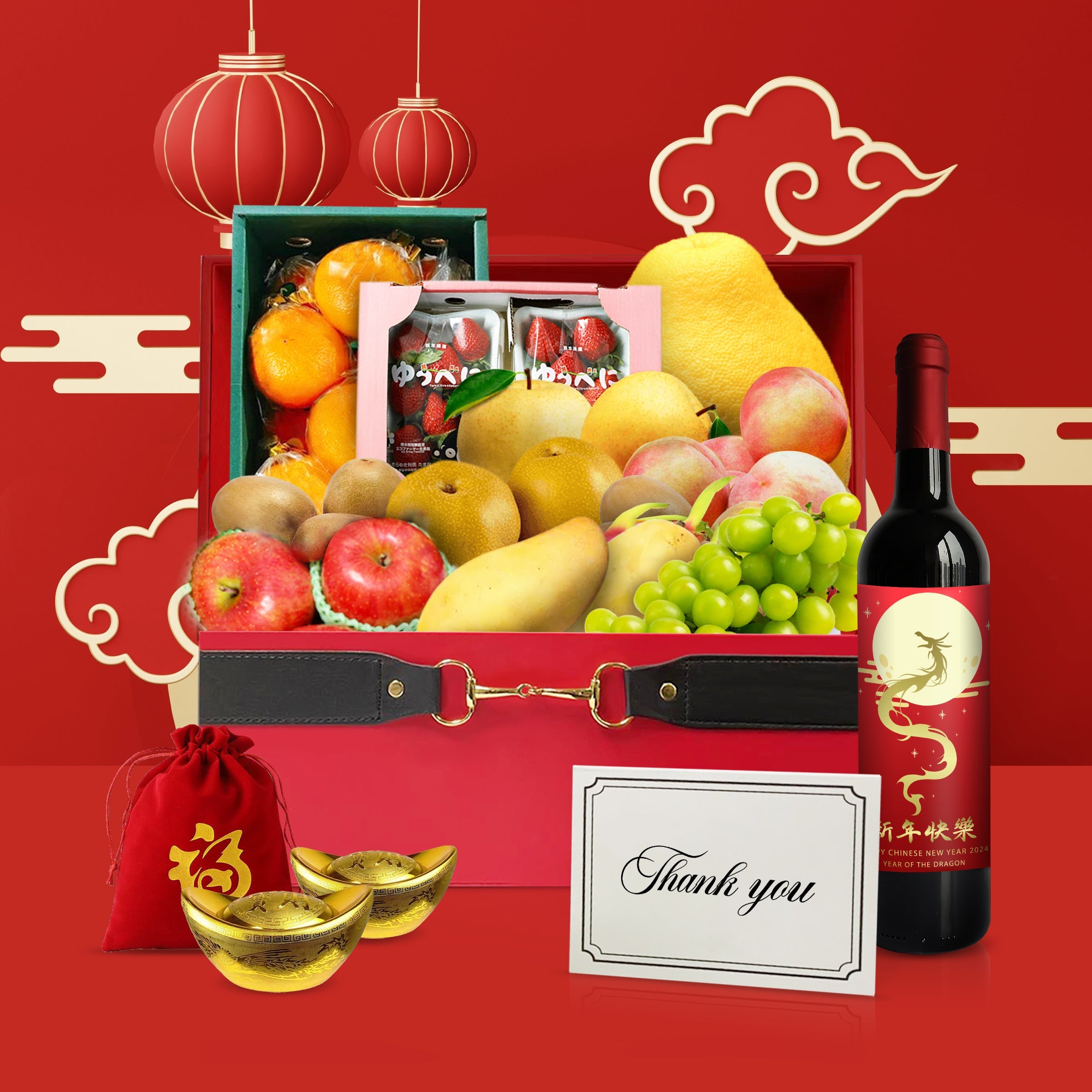2024 New Year Gift Hamper|Customized Fruit Hamper