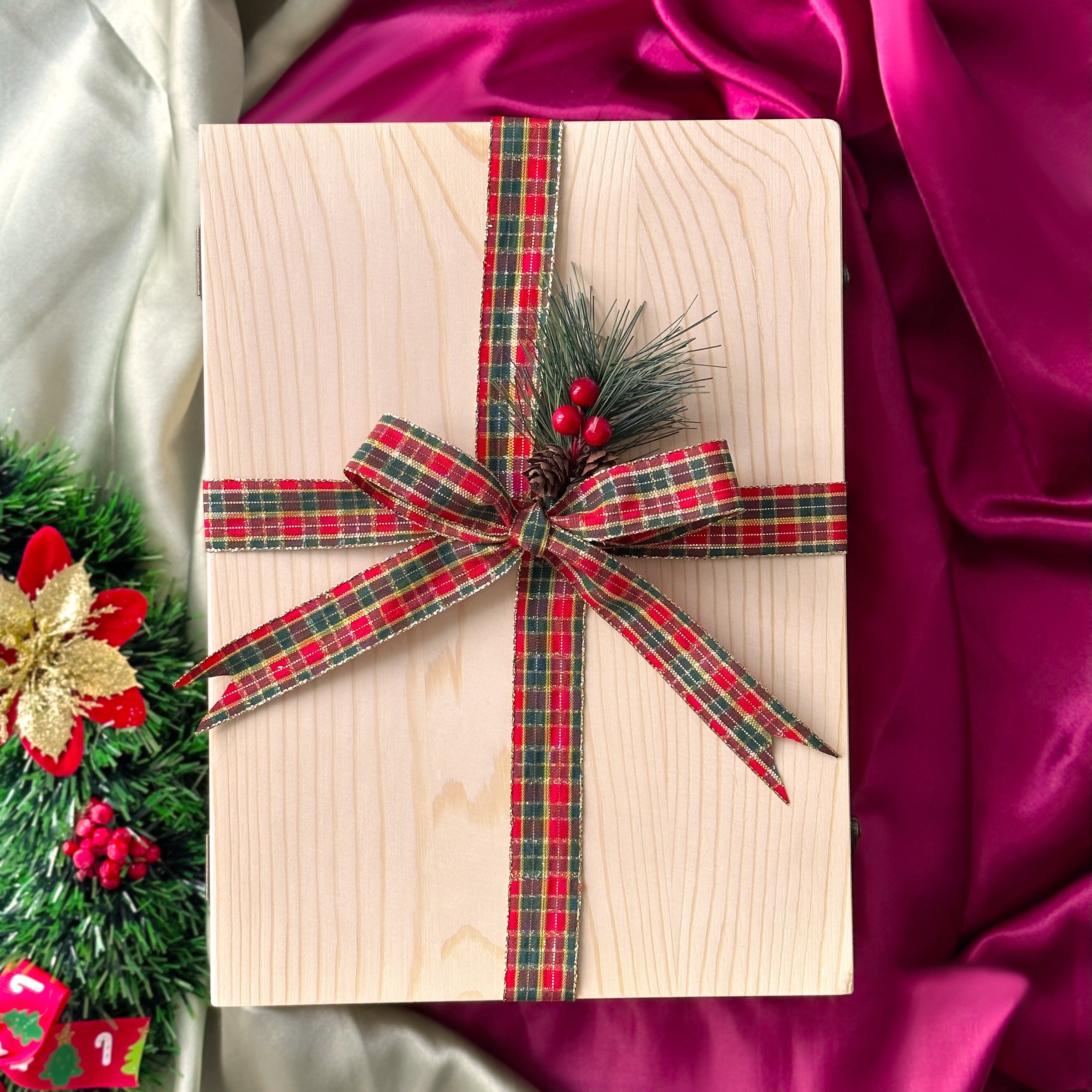 【Exclusive Wooden Box】2024 Customized Christmas Gift Mini Bottega Sparkling Wine Christmas Cork Engraved Champagne Glass Personalized Text Custom Gift Box for Female Friends, Exchange Gifts, Party Gifts DY05-55