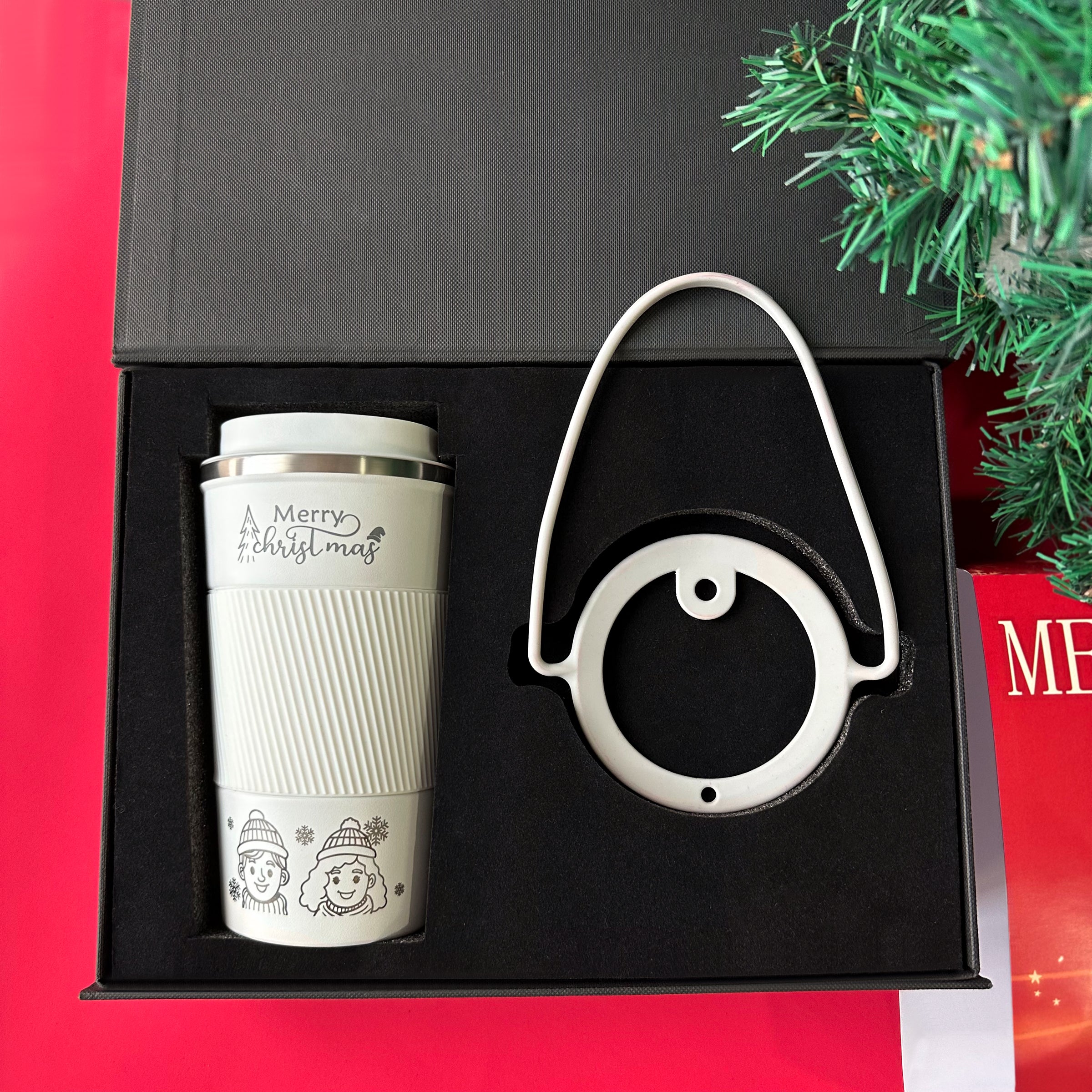 Christmas Couple Thermos Cup Set 2024 Couple Portrait Customization, Personalized Gifts, Exchange Gifts, Winter Coffee Travel Mugs, Romantic Gifts for Boyfriend and Girlfriend, Birthday Gifts
