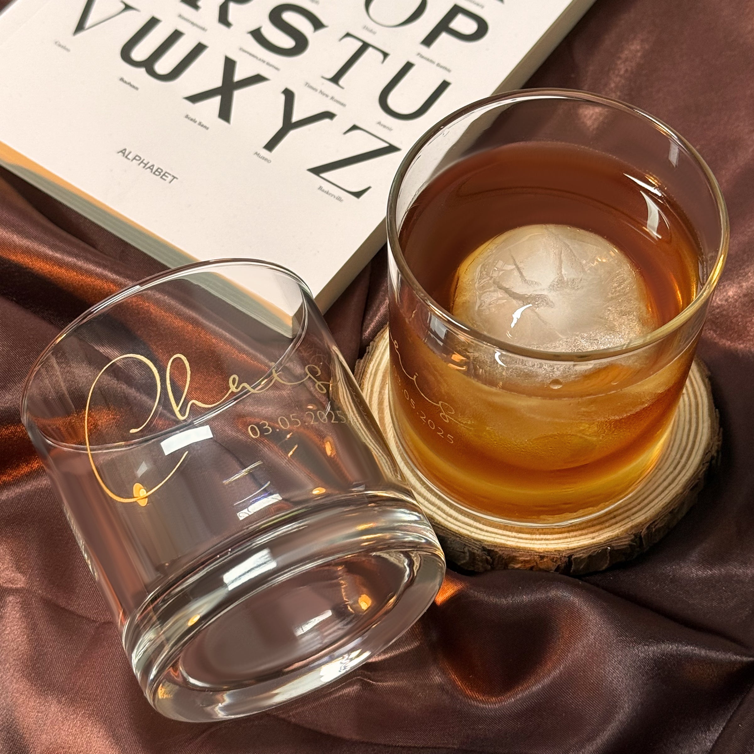 Personalized Martell Whiskey Customization - Portrait Engraving Gift, Martell Blue Riband Cognac, Custom-Text Whiskey Snifter Glass, Business Gift for ClientsDY04-288