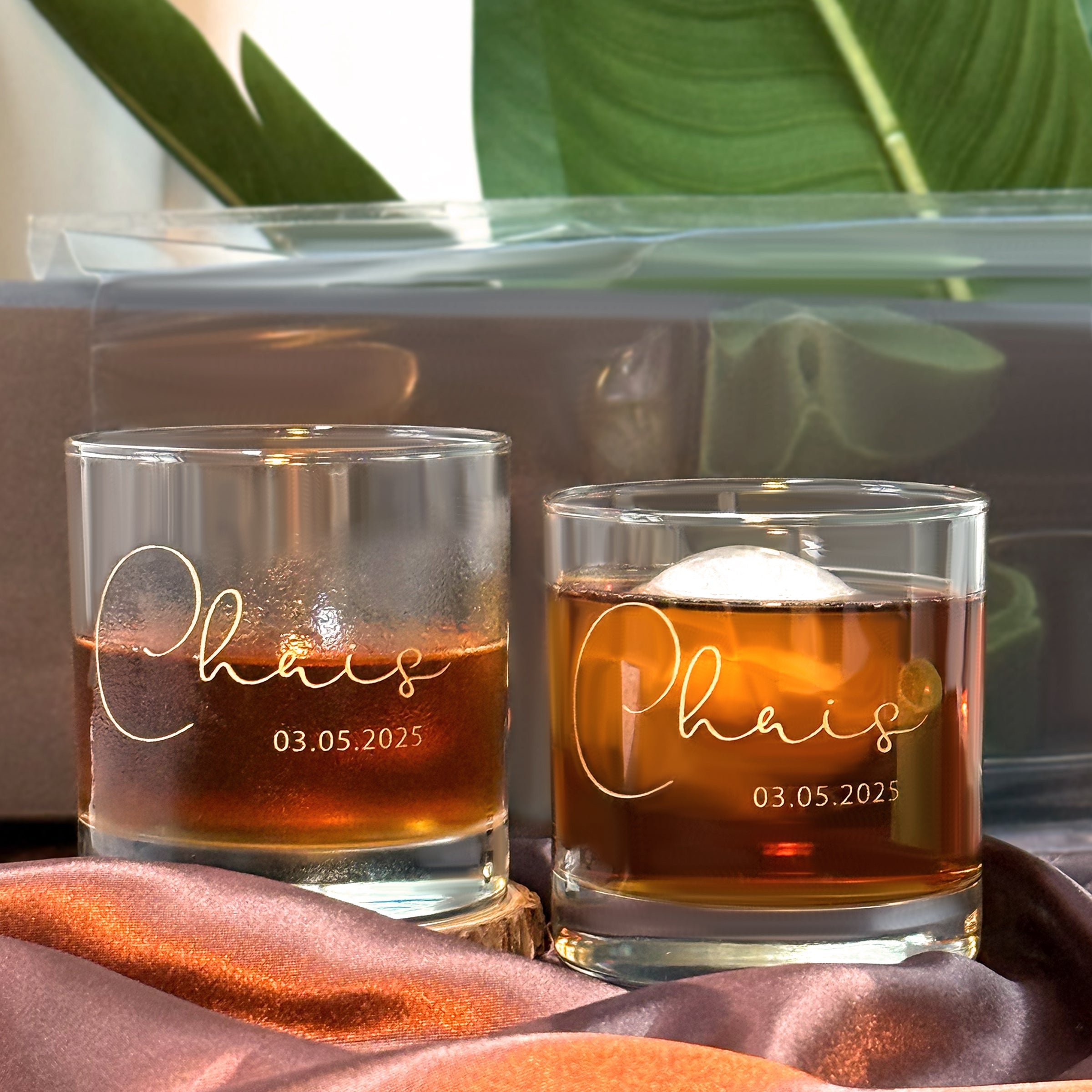 Text Art | Customized Gifts Birthday Gifts Congratulatory Gifts Engraved Whisky Glass Gift Box Exclusive Customized Romantic Gifts for Boyfriend Creative Gifts for Friends DY01-93