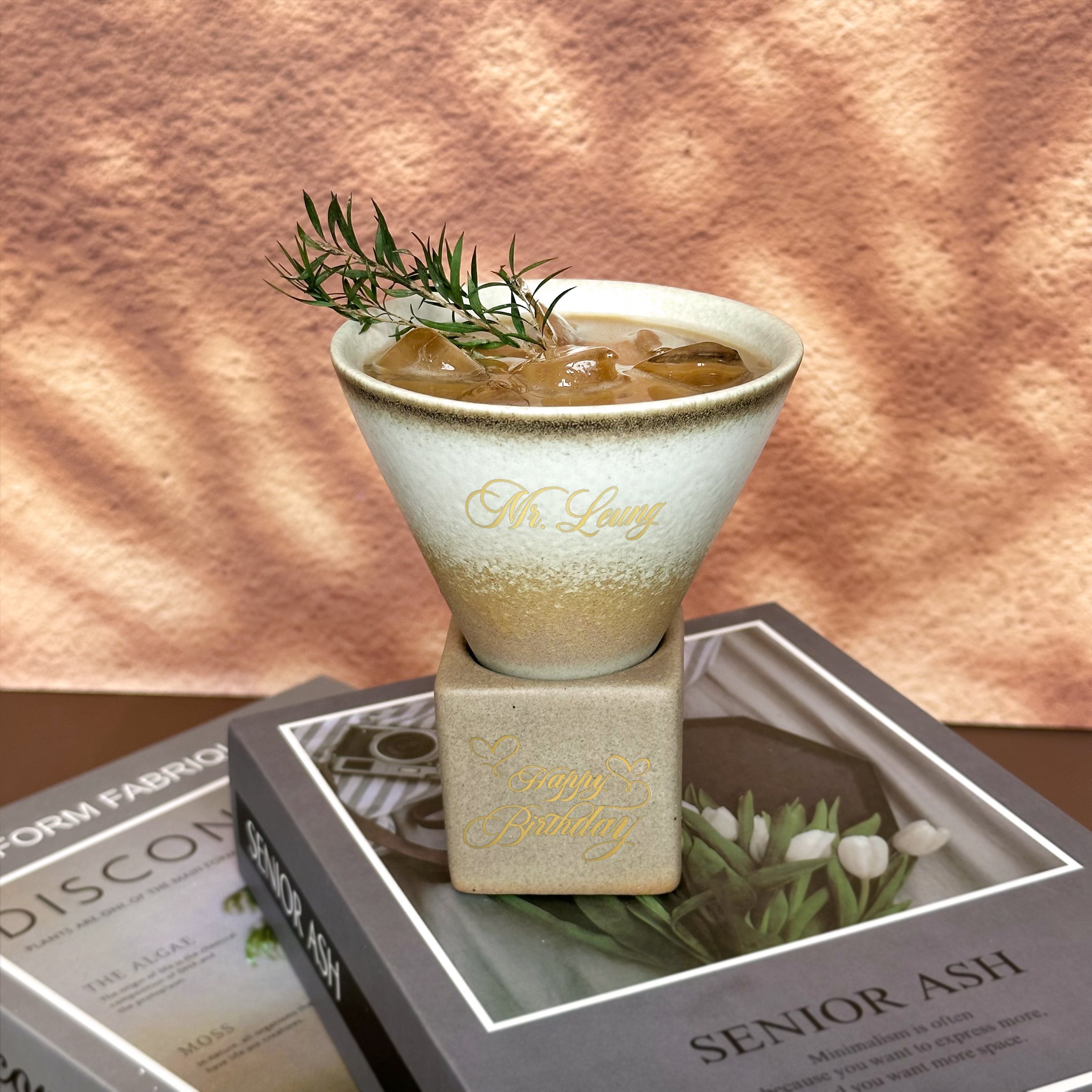 Business coffee cup gift box set, hand coffee grinder, conical coffee cup, customized text, birthday gift, office corporate gift, customized gift box for boyfriend company-coffee set-DY04-277