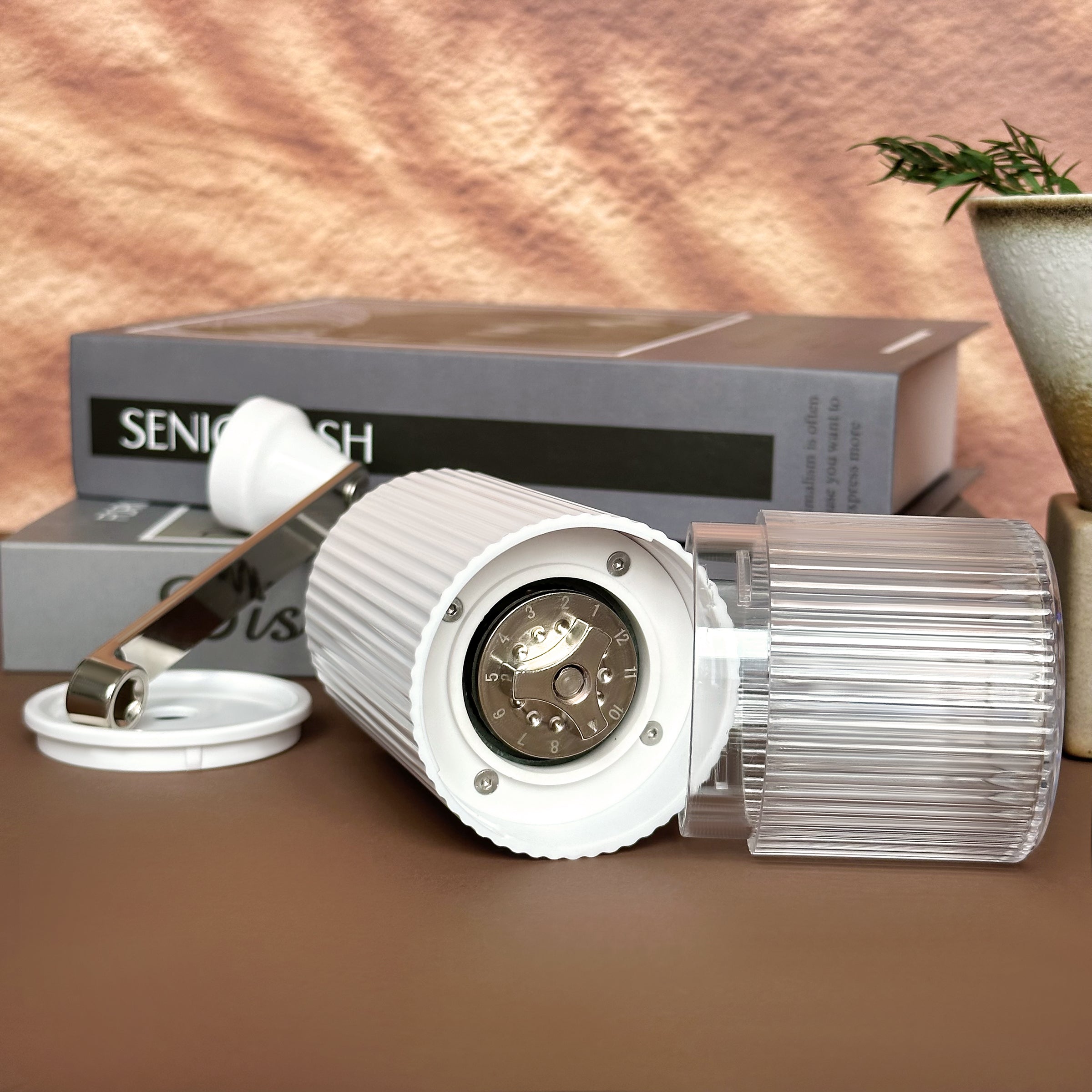 Business coffee cup gift box set, hand coffee grinder, conical coffee cup, customized text, birthday gift, office corporate gift, customized gift box for boyfriend company-coffee set-DY04-277