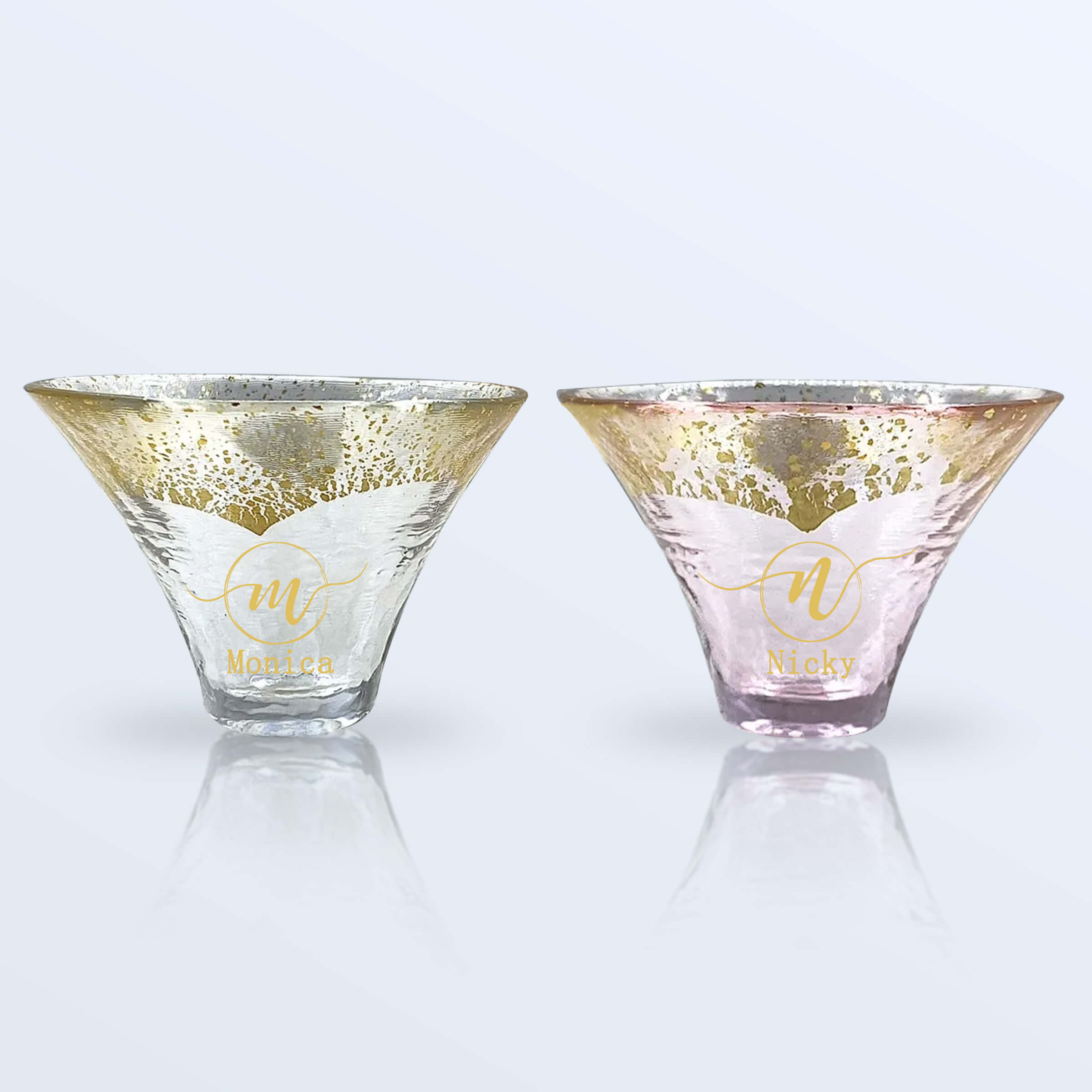 Fuji Mountain Sake Glass|個性化日式富士山清酒對杯(文字雕刻) - Design Your Own Wine