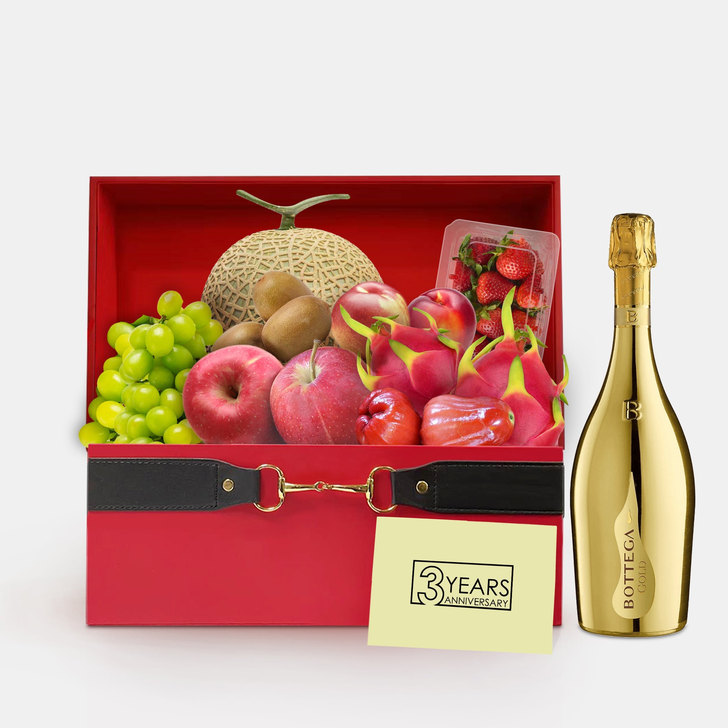 Celebration Champagne Fruit hamper