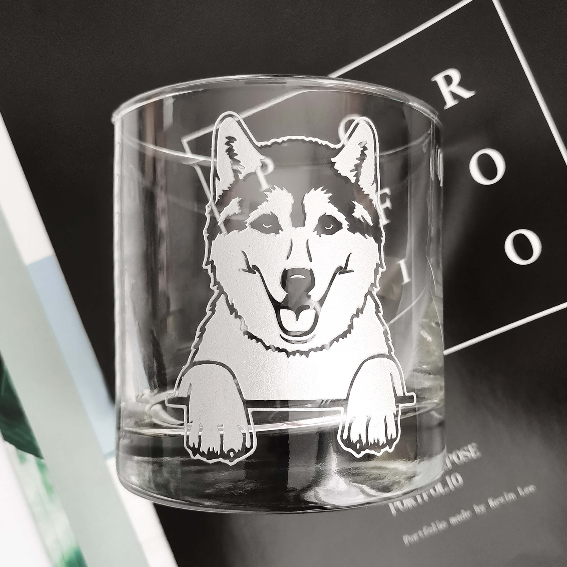 Me And My Pet|定制個性化寵物小狗威士忌杯(雕刻) - Design Your Own Wine