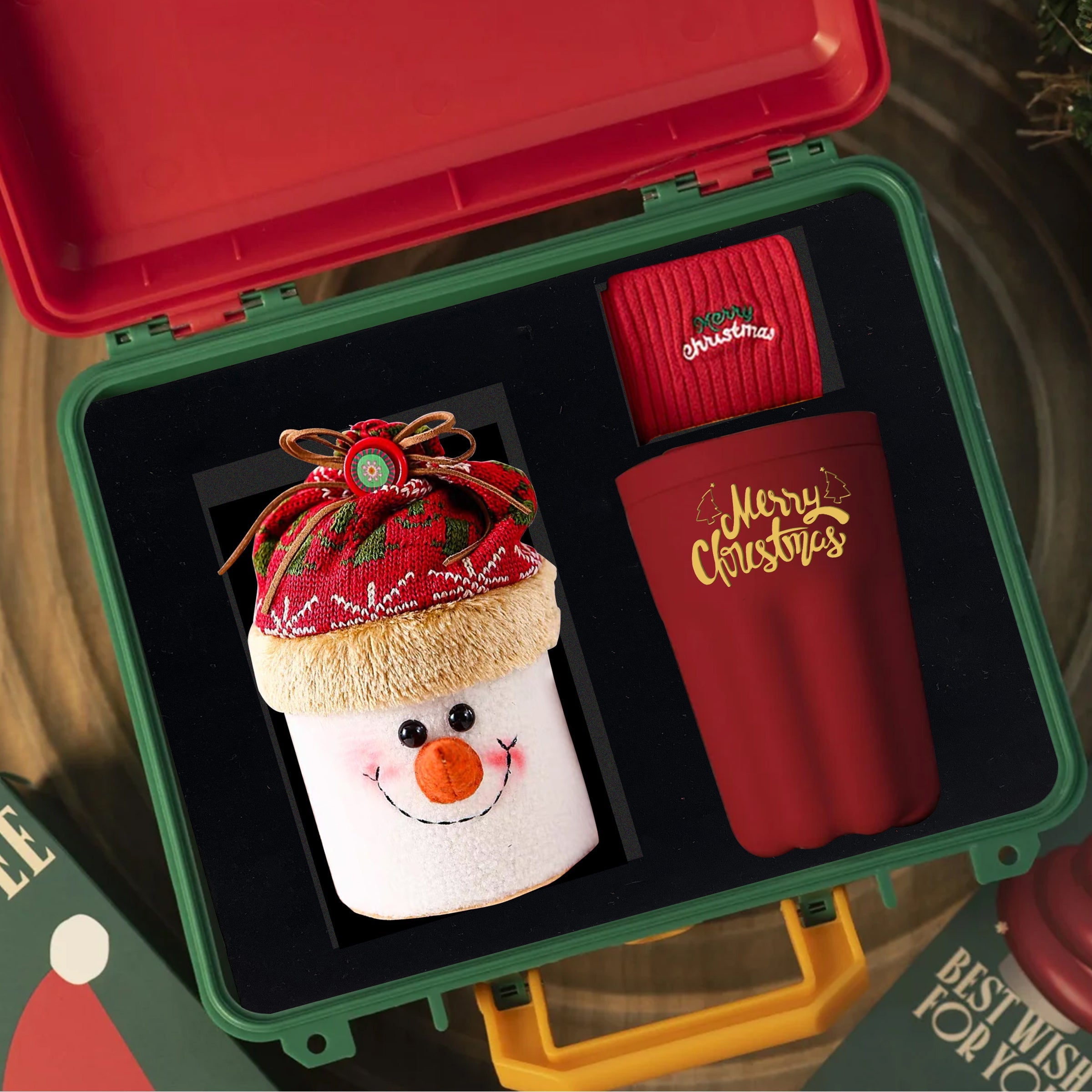 【Christmas Exclusive Gift Box】Essential Thermos Cup Set Christmas Thermos Cup | Coffee Travel Mug | Employee Gift | Business Appreciation | Corporate Gift
