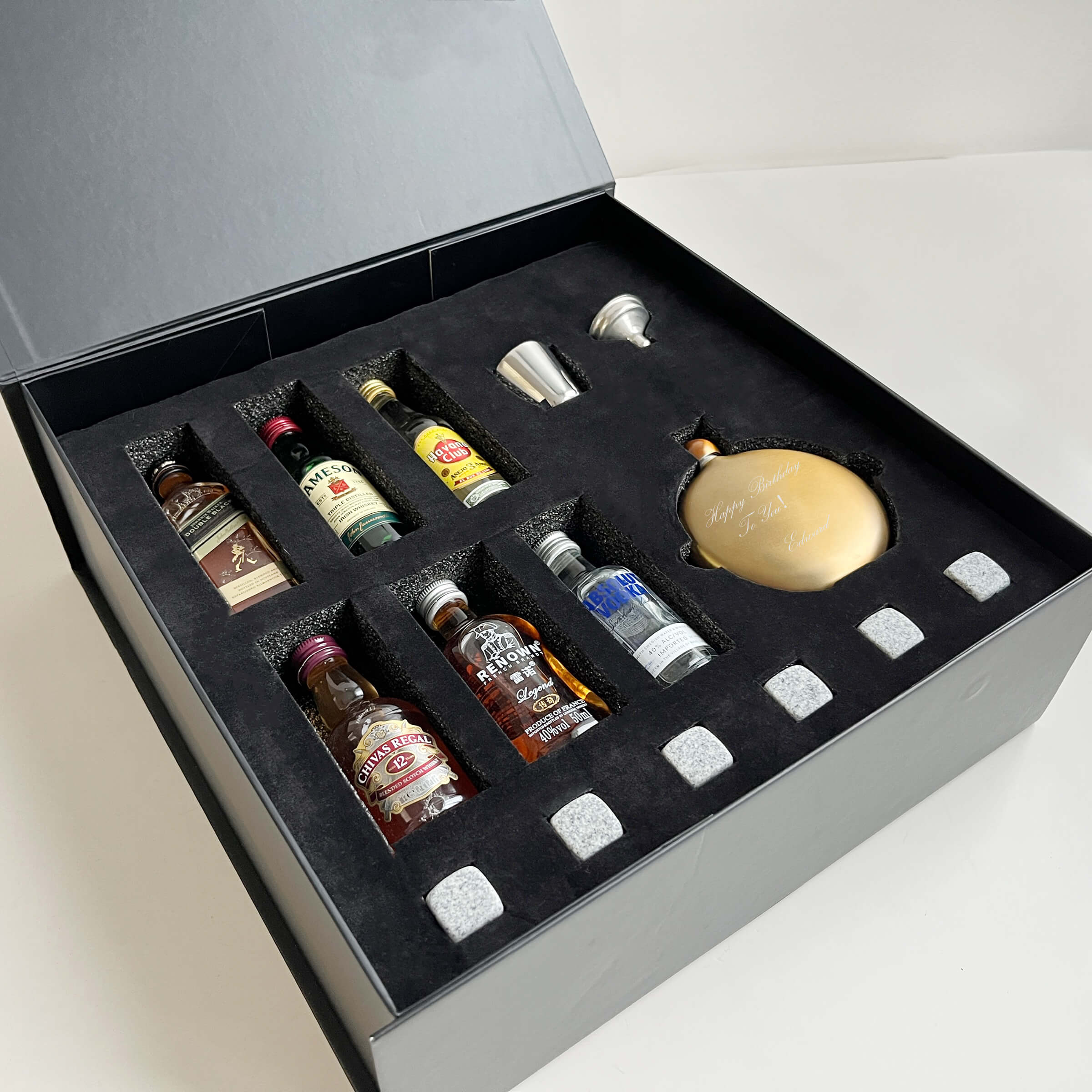 Mini Set|mini All-you-can-drink whisky gift box Text engraving (customized gift) Lettering gift
