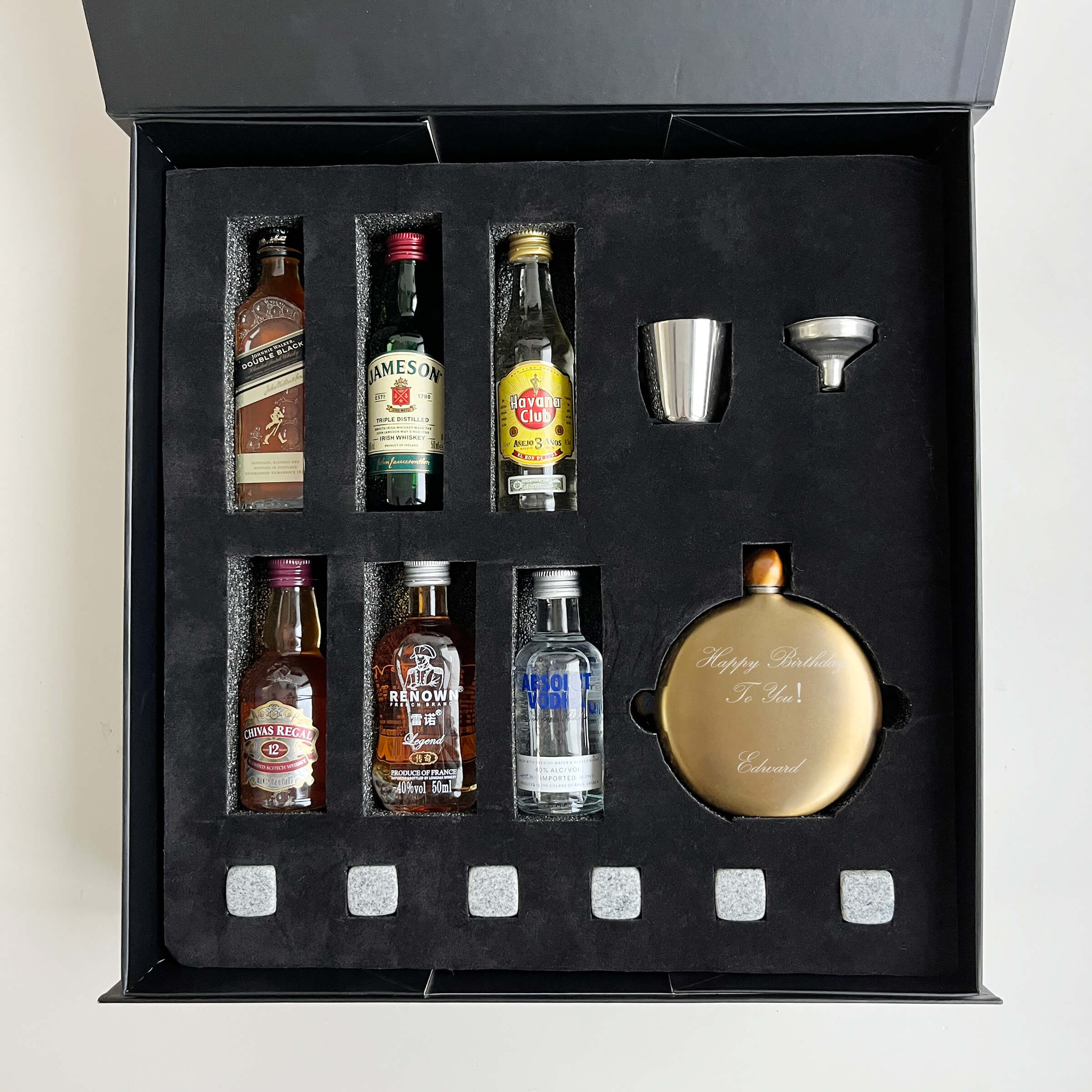 Mini Set|mini All-you-can-drink whisky gift box Text engraving (customized gift) Lettering gift