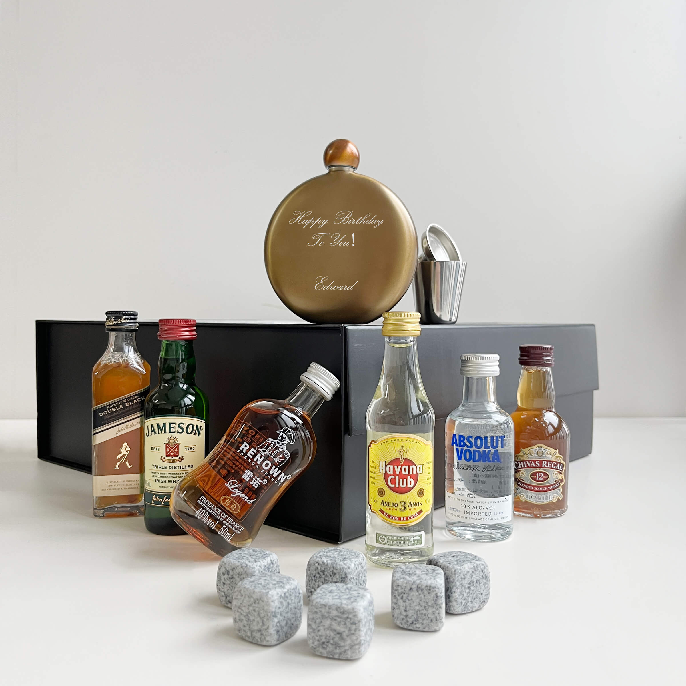 Mini Set|mini All-you-can-drink whisky gift box Text engraving (customized gift) Lettering gift