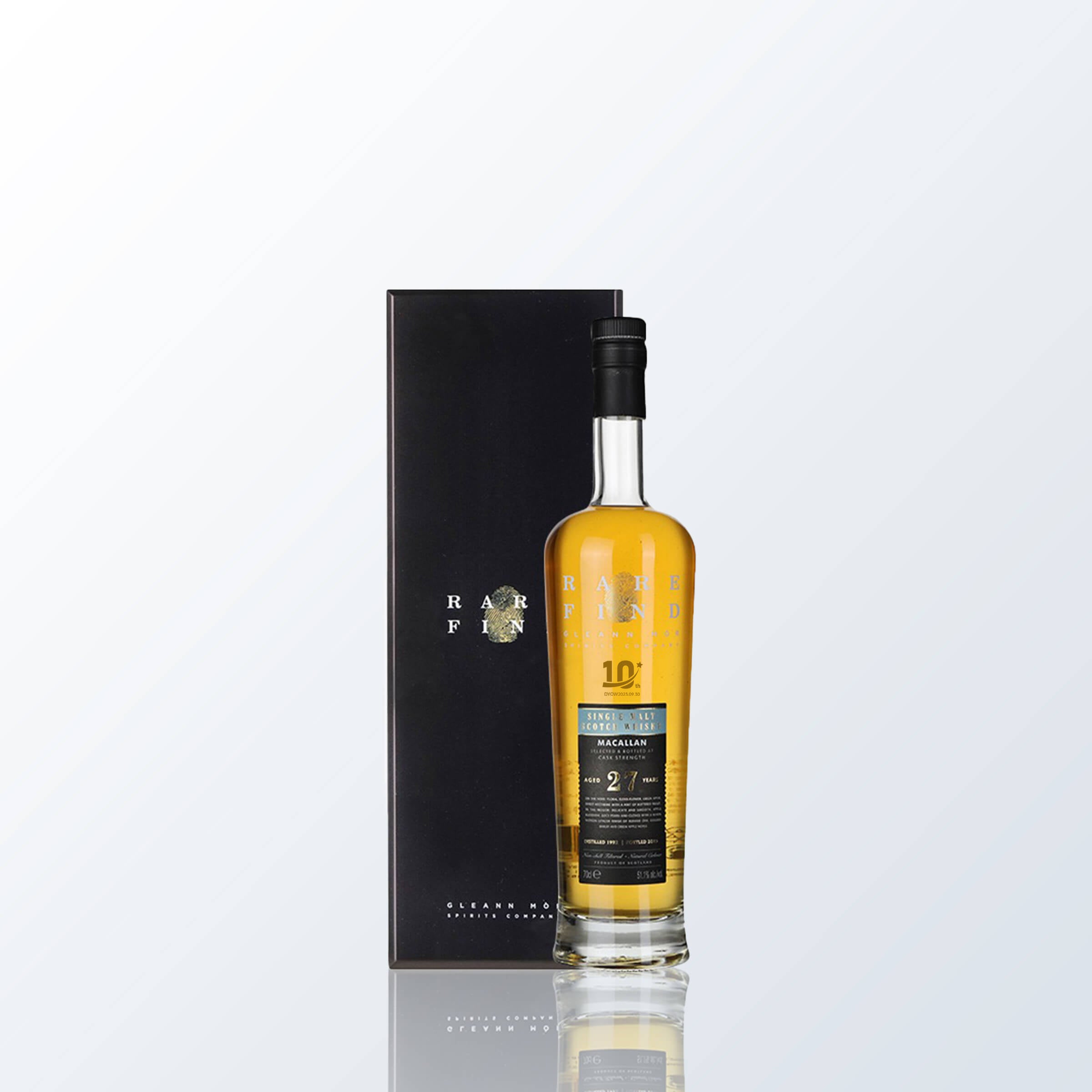Company Wine|The Macallan 27 Gift Box (Text Engraving) Gift to the customer to the elder to send the boss lettering gift Customization