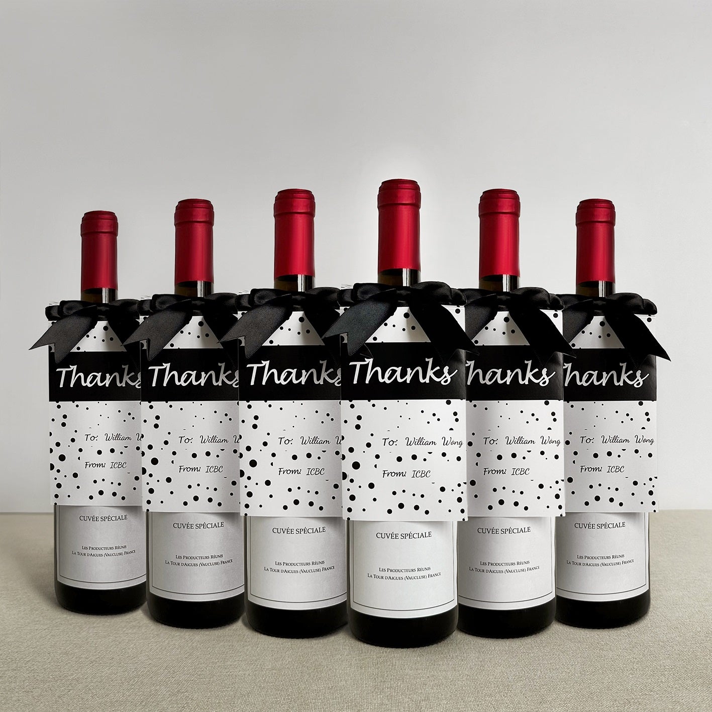 Enterprise customized wine, batch logo wine label listing order, St Louie red wine business gift, minimum order of 1 piece, creative publicity and congratulatory wine gift DY04-266