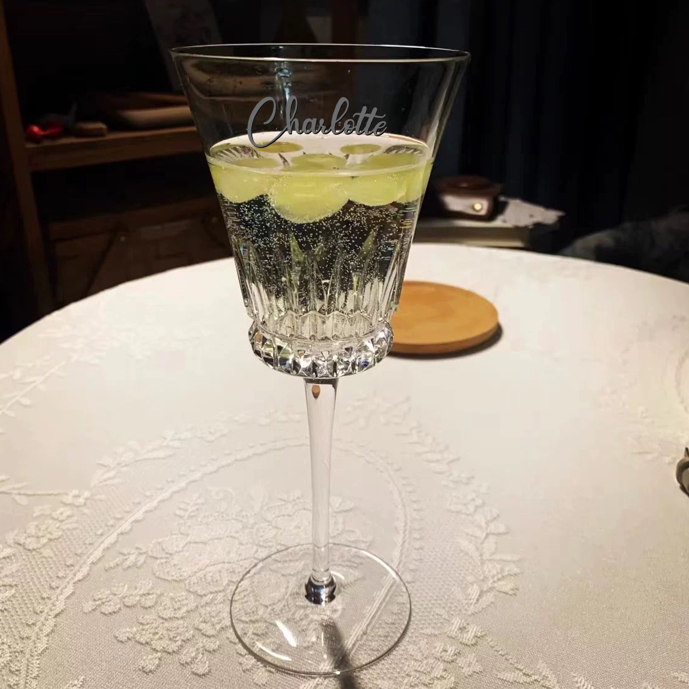 [Romantic Valentine's day] German Villeroy & Boch wine glass | Engraved gift (customized) couple gift, engraving gift, birthday gift