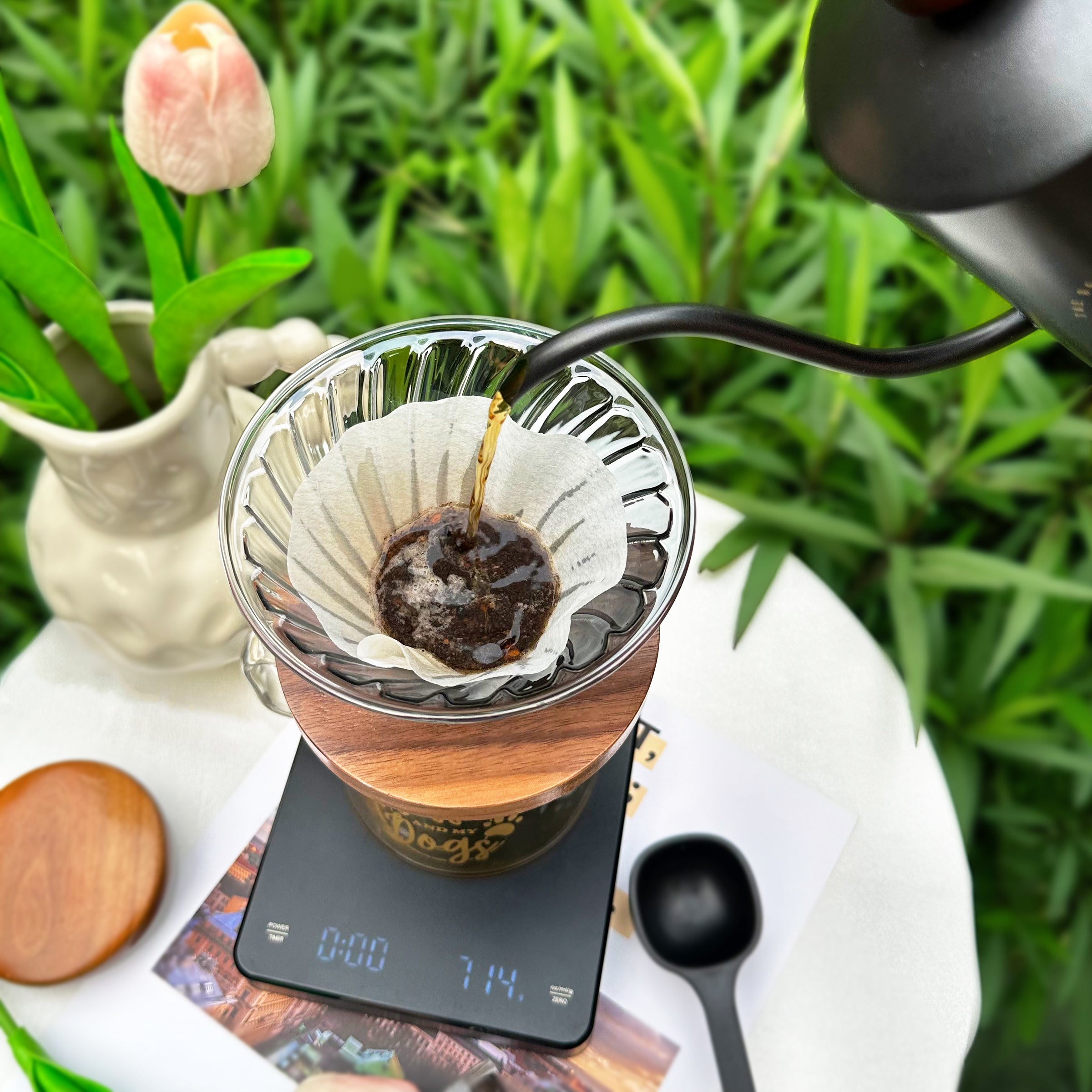Hand brewed coffee pot gift box set | text engraving gift birthday gift coffee set for customers niche high-end gift