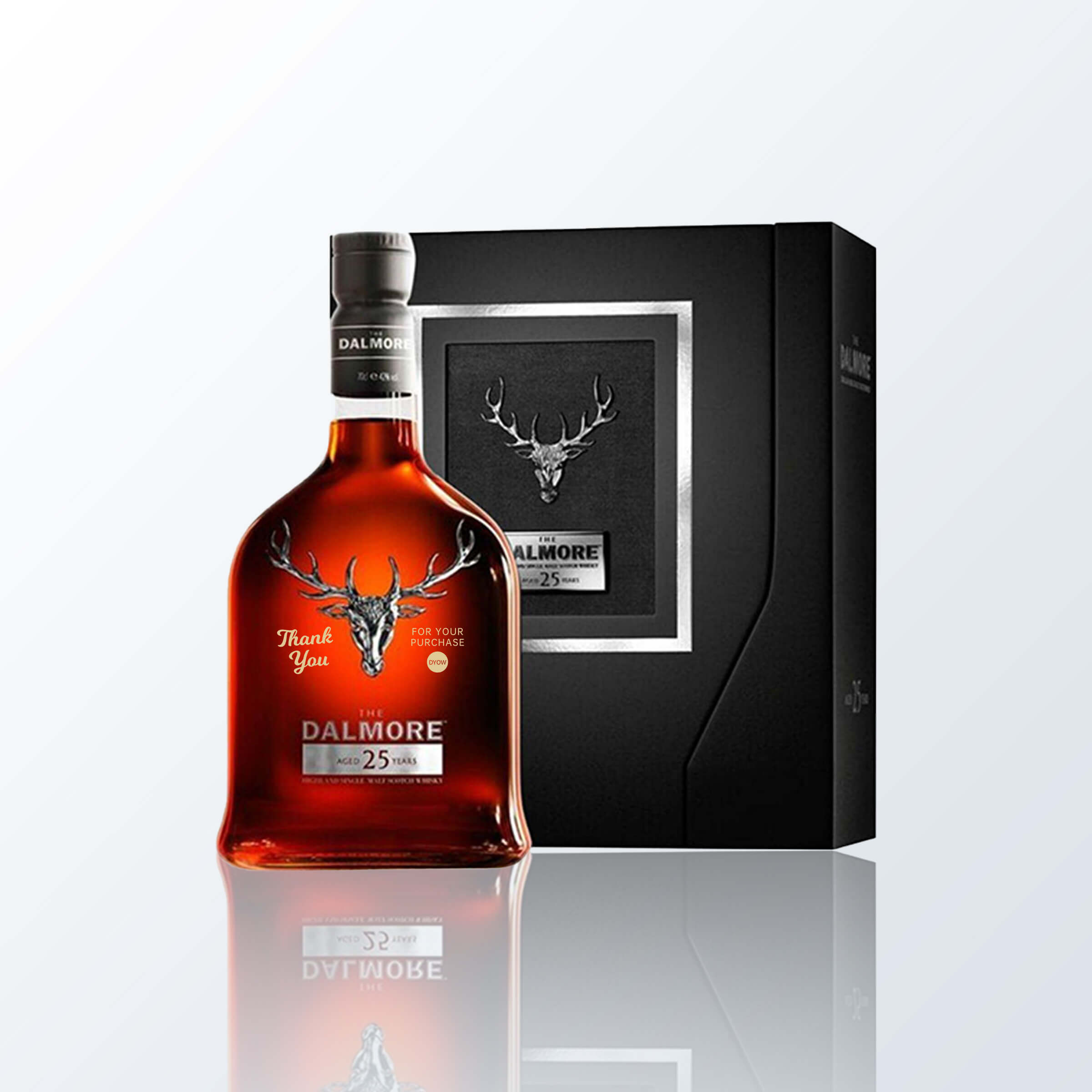 Company Wine|Dalmore 25 Gift box (text engraving) engraved gift customized for customers, elders, bosses
