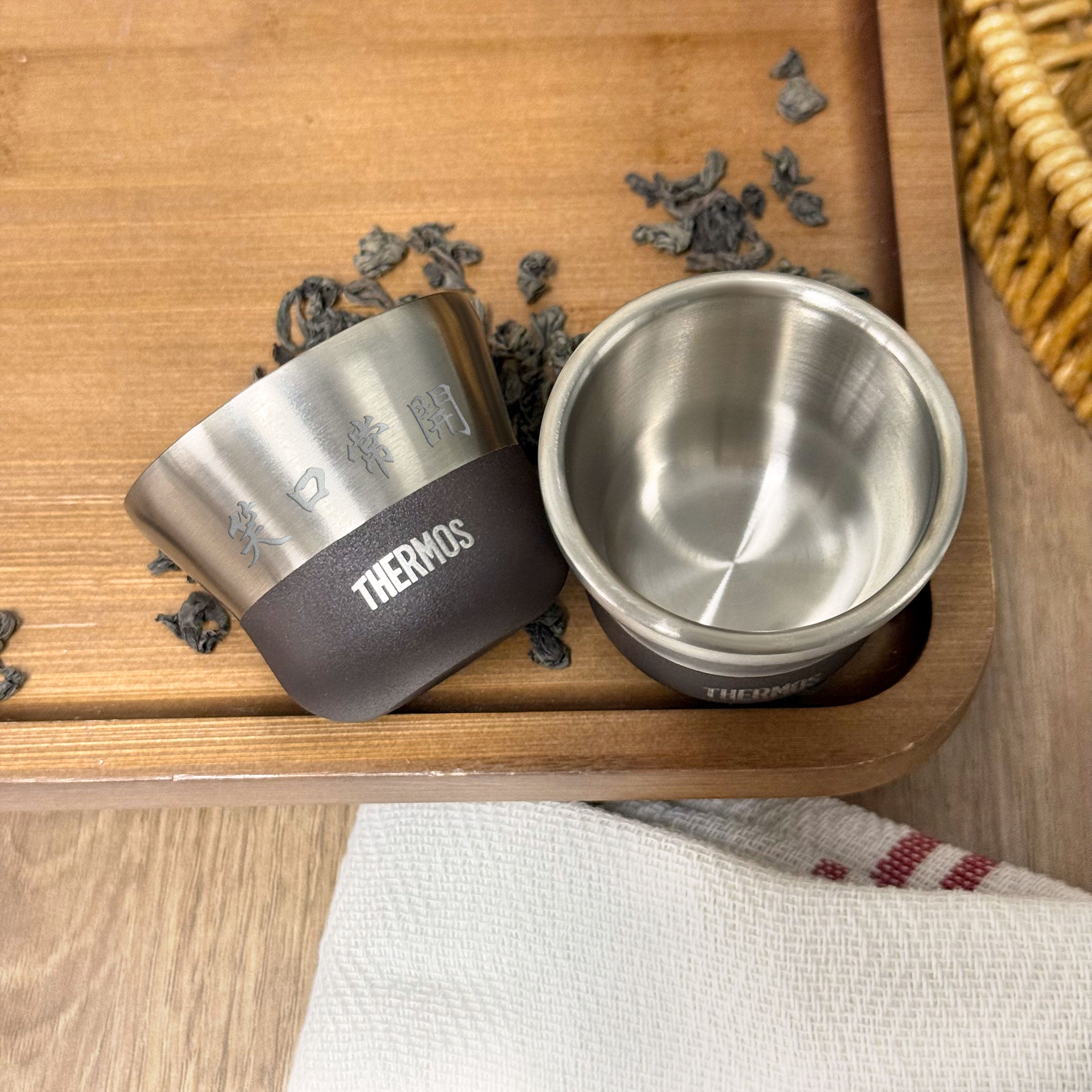 父親節禮物客製化|旅行茶具 THERMOS 膳魔師便攜茶壺套裝禮物（訂製禮物）紀念禮物 適合父親節送長輩爸爸專屬禮物 DY05-68 - Design Your Own Wine