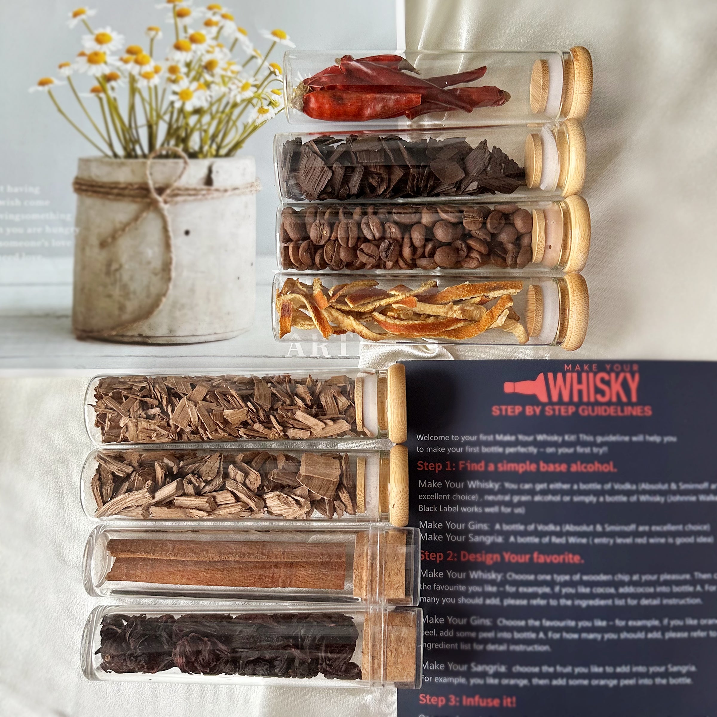 Father's Day Gift Box丨Blended Whiskey DIY Make your own whiskey of your own taste [Get started in one go]-DY04-215
