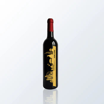 Hong Kong Souvenir|Customized carved red wine commemorative gift (immigrant gift) commemorative souvenir Customized gift
