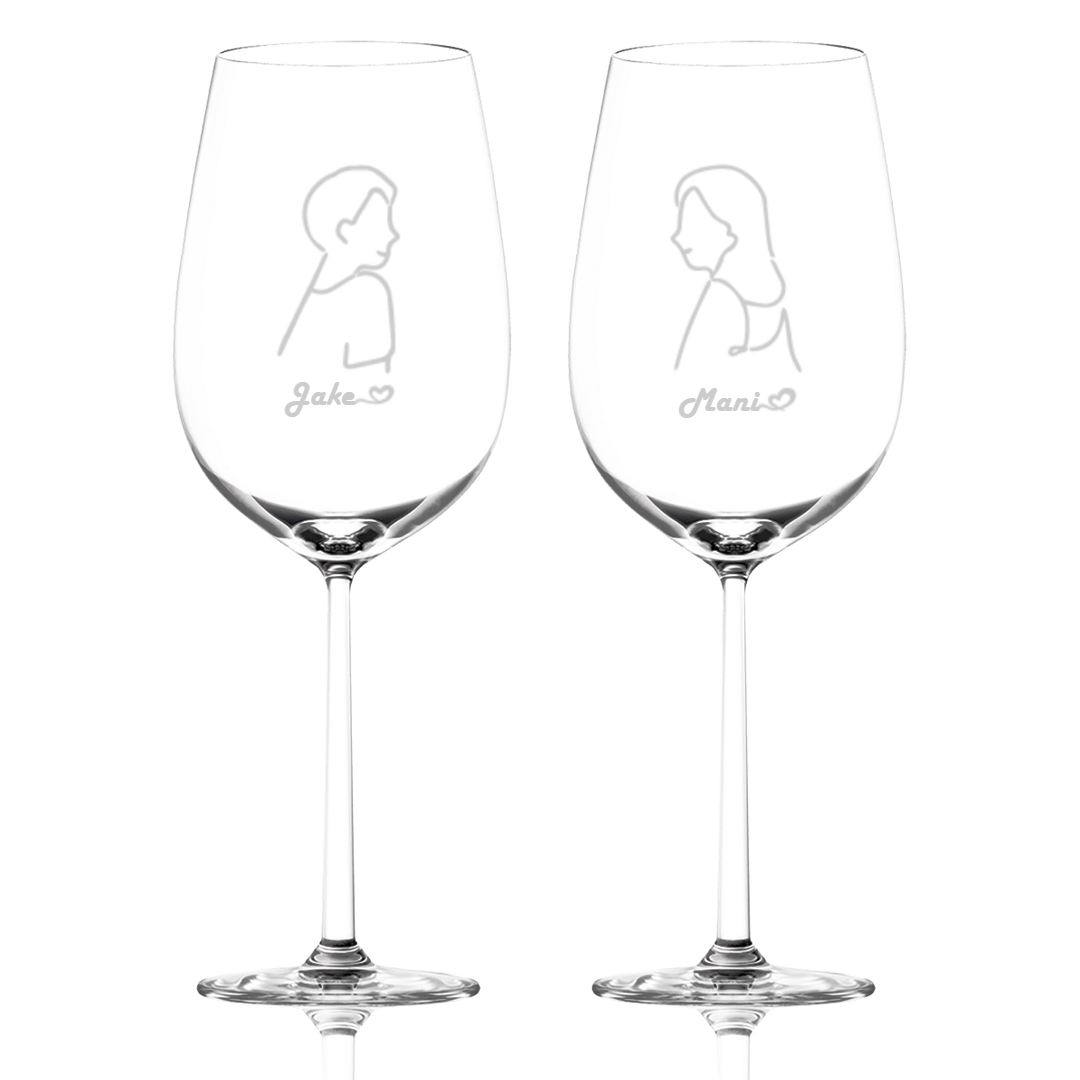 Red Wine Glasses 2