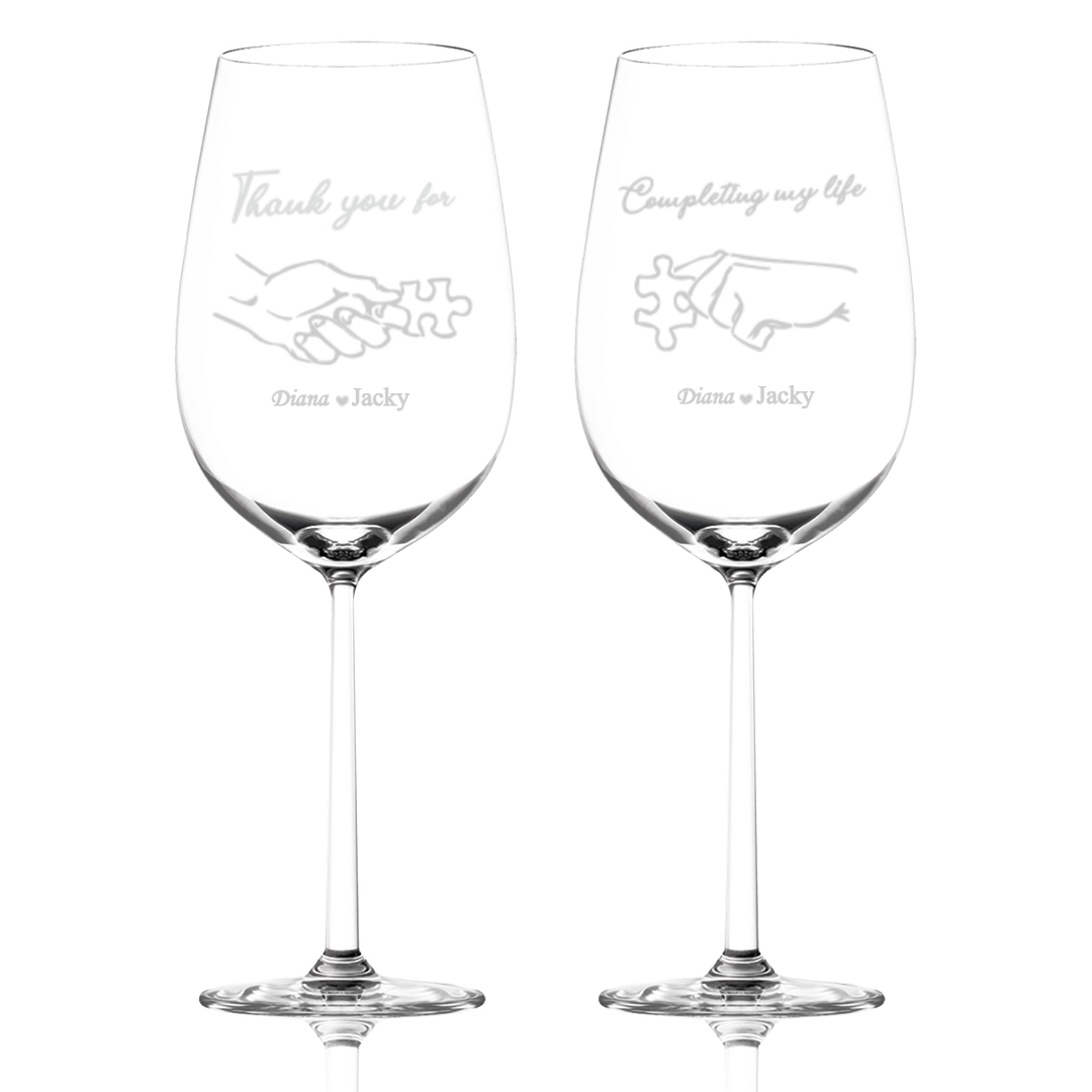 Red Wine Glasses 3