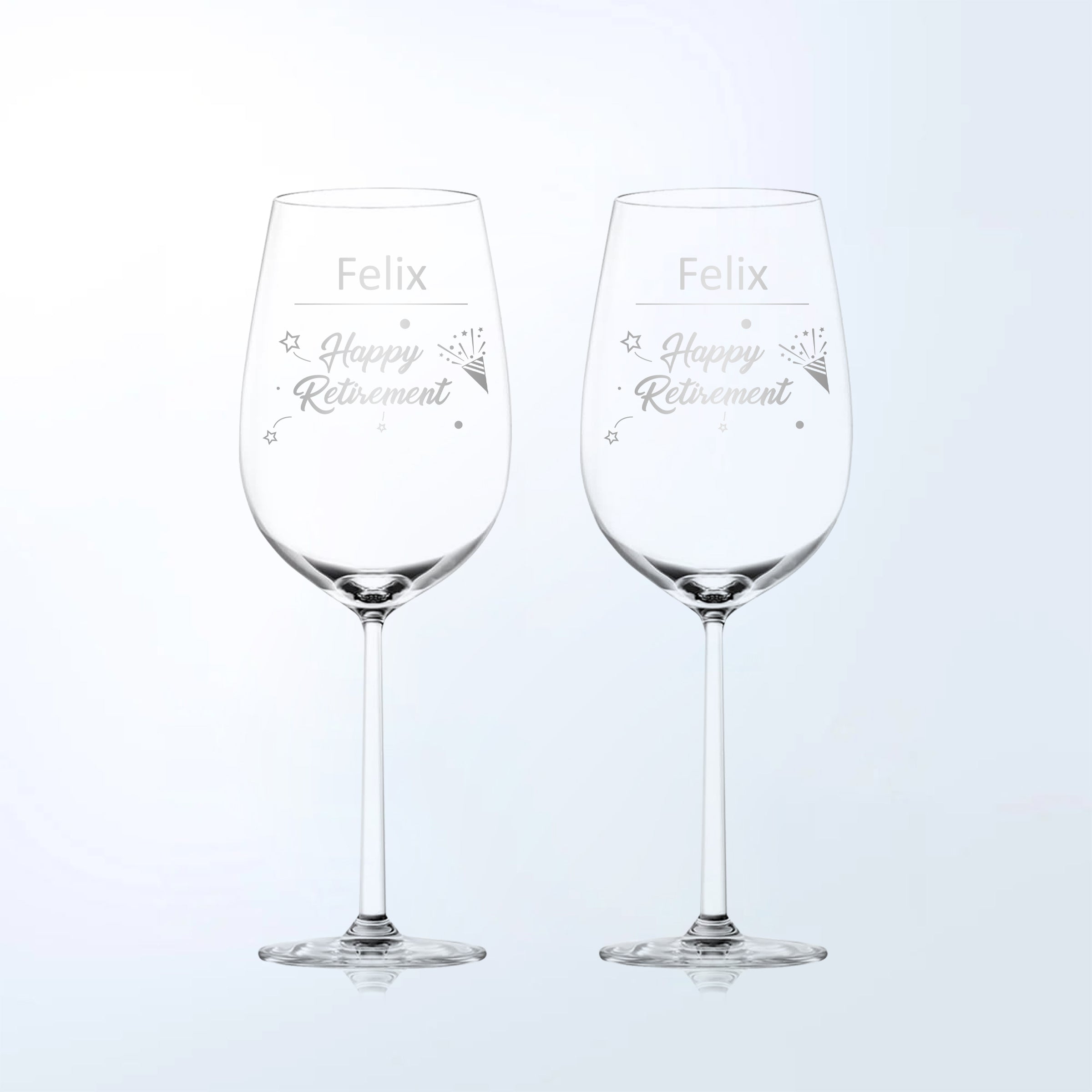 Company Gift - Customized Celebration of Retirement Wine (Engraving)
