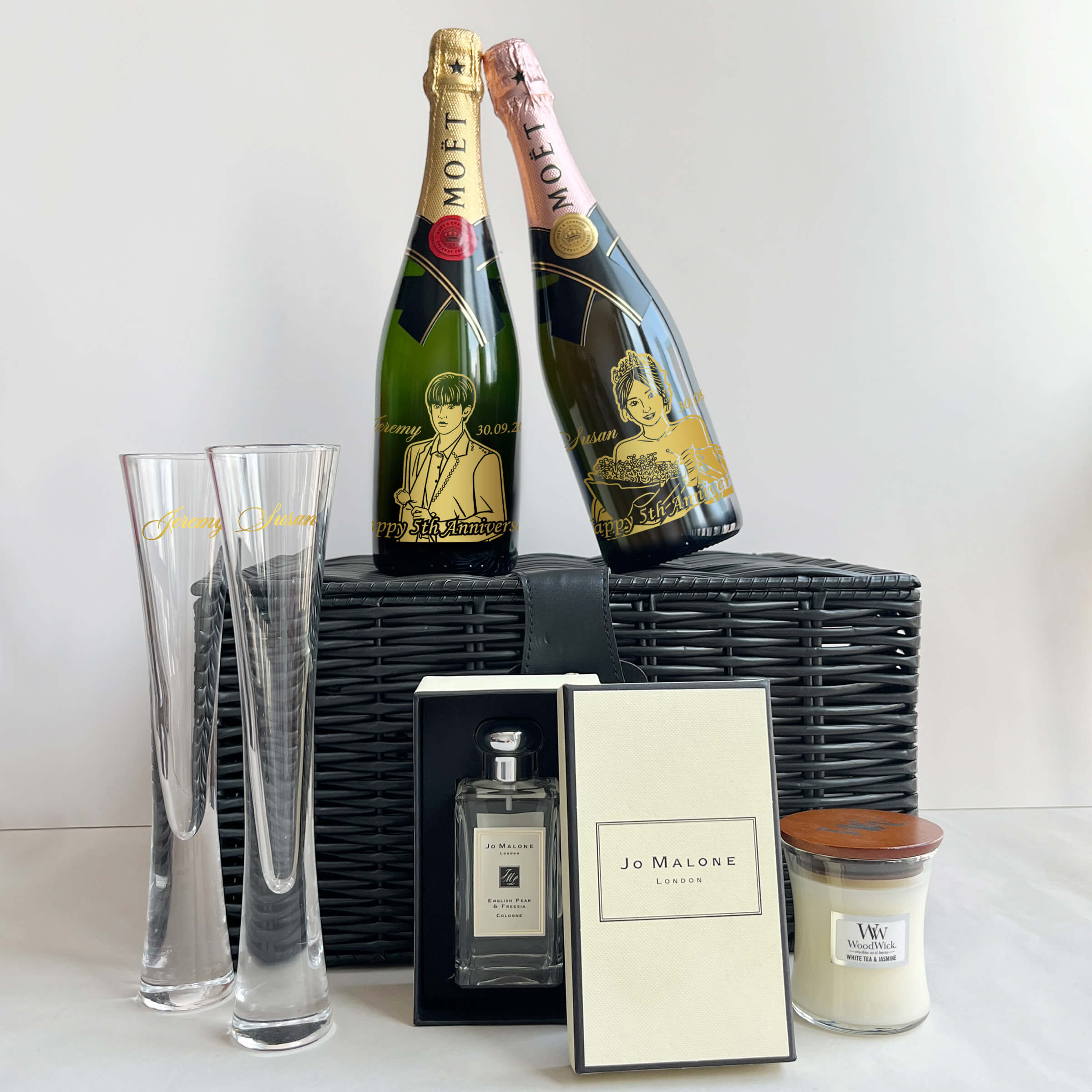 Gift Sets|Fragrance Set Gift (Portrait Carving Gift), Customized Gift, Gift for Girlfriend, Commemorative Gift, Couple Gift