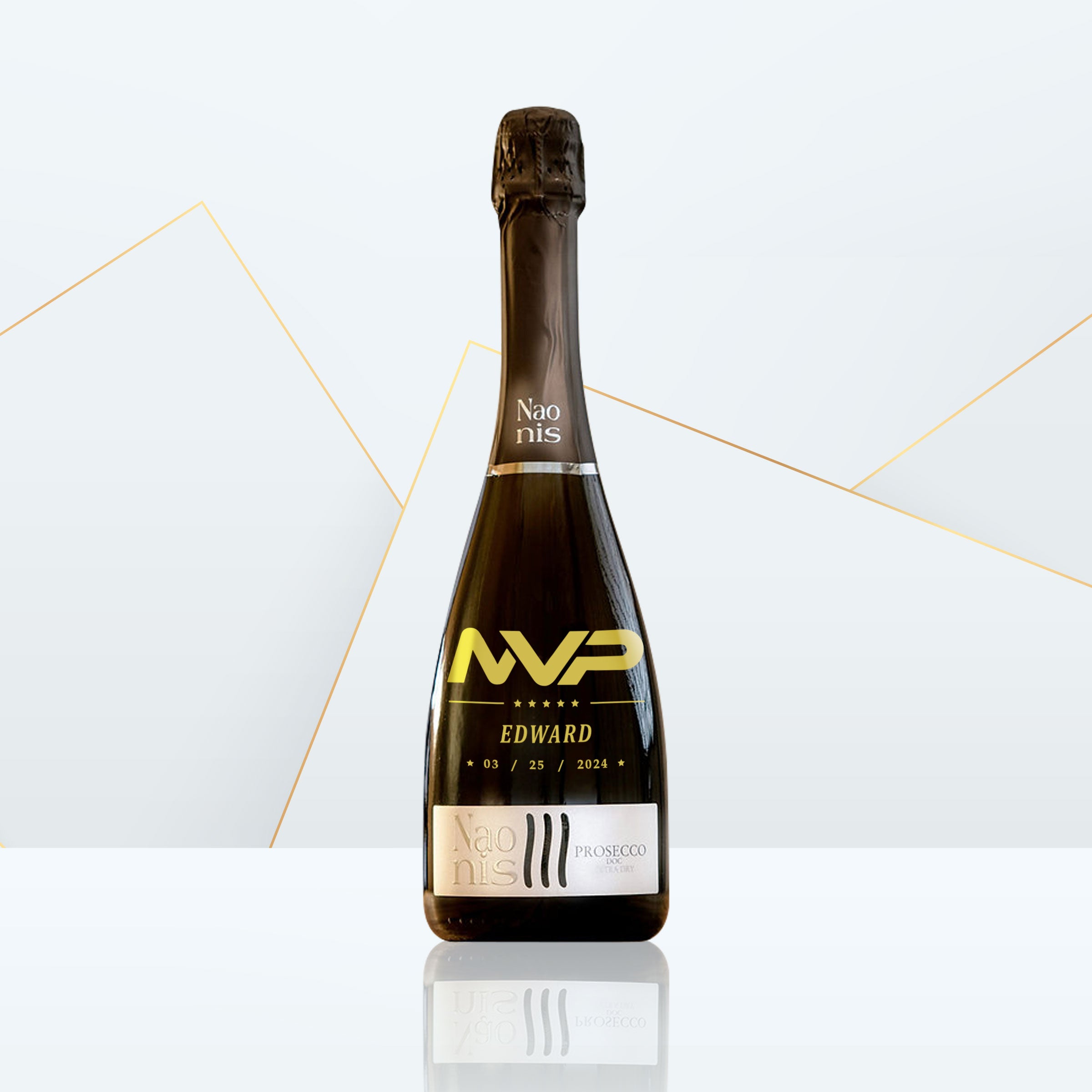 Naonis Prosecco Engraving Gifts (Birthday Gifts) Commemorative Gifts Customized Text Gifts