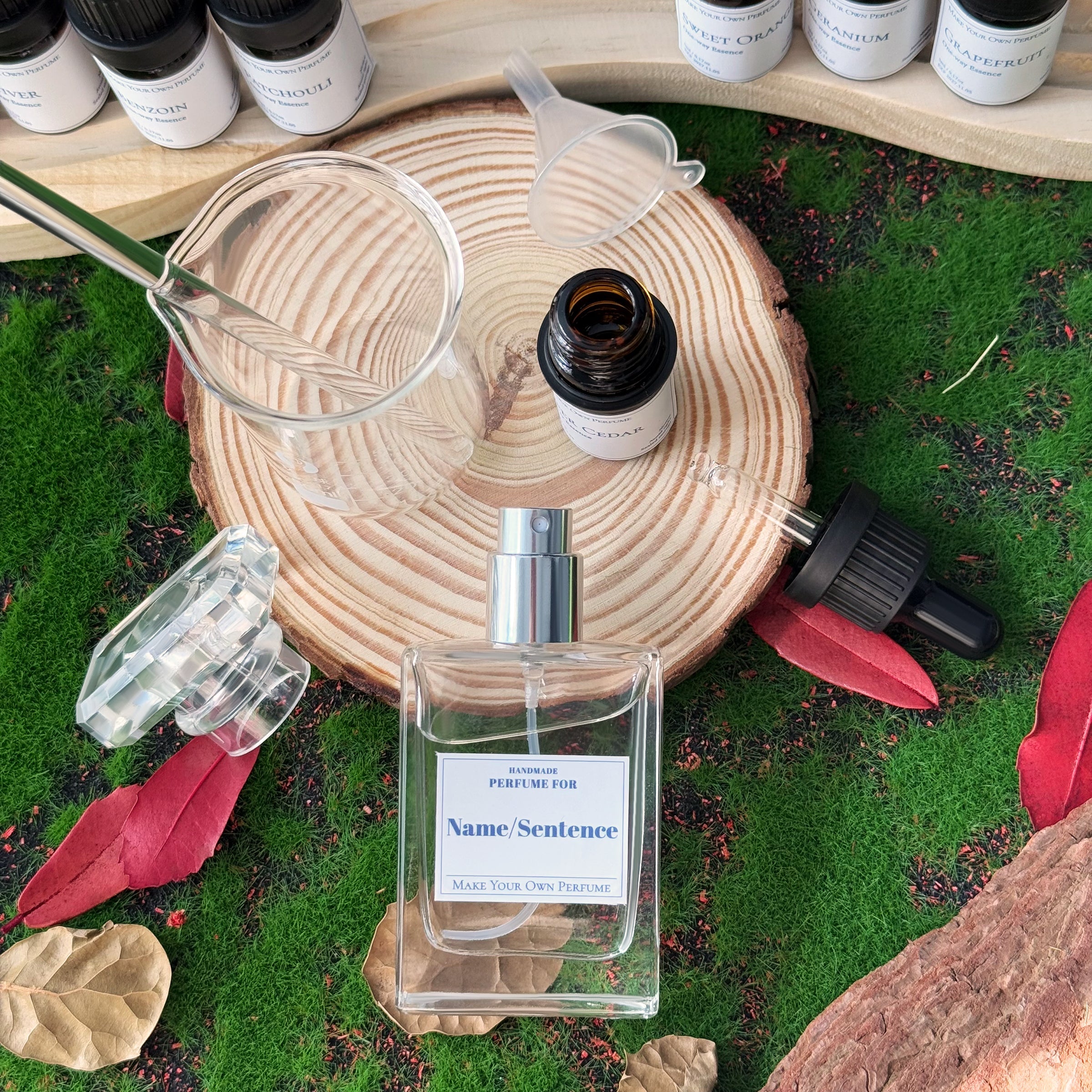 DIY Perfume Gift Set | Woody Fragrance for Men Create Your Own Perfume | Customized Men's Woody Perfume Gift Set | Exclusive Fragrance Experience | Perfect Gift for Boyfriend, Husband, Valentine's Day, Anniversary, or Birthday  DY01-411
