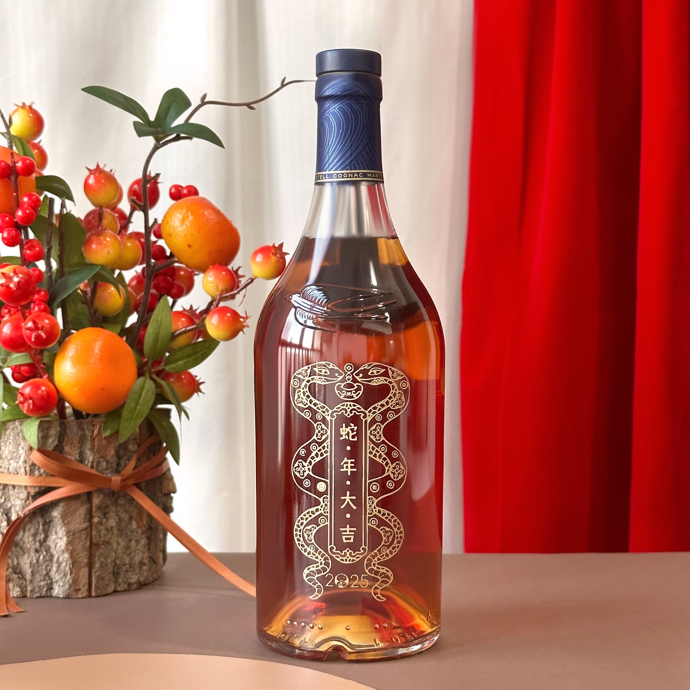 [Whiskey Engraving] Chinese New Year Engraved Gift for 2025 | Client Appreciation | Customizable New Year Gift DY05-56