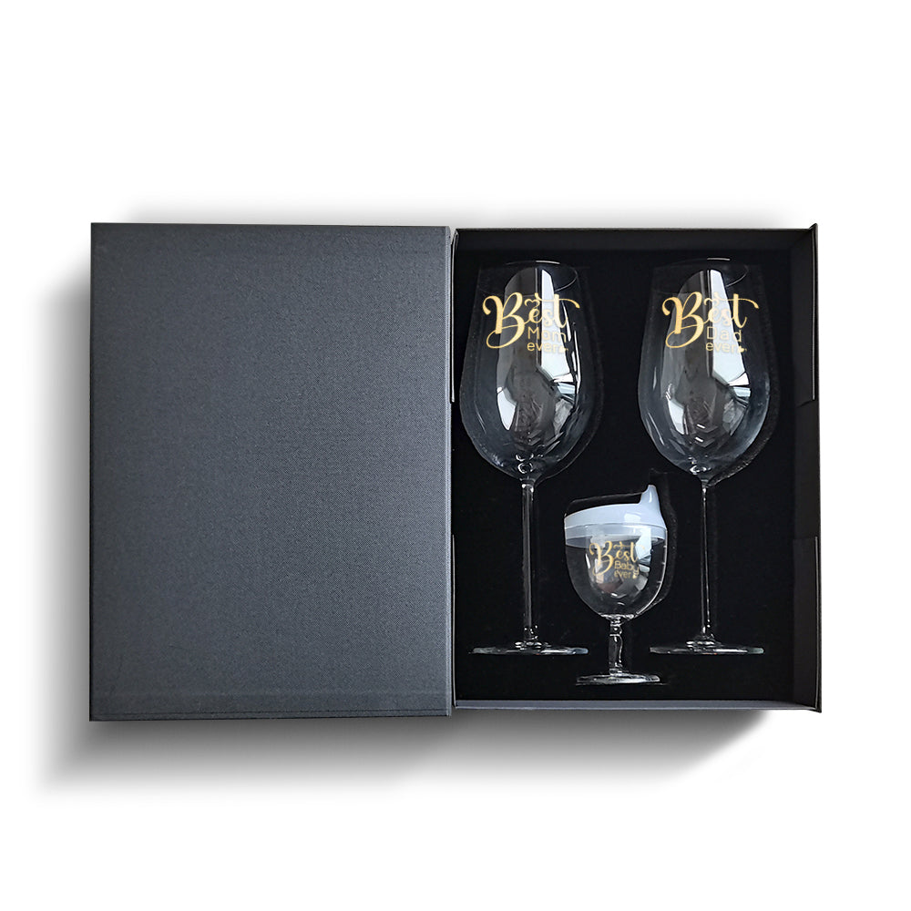 Text Art| Customized birthday gifts, wine glasses for parents and children, customized gifts, creative gifts, personalized gifts