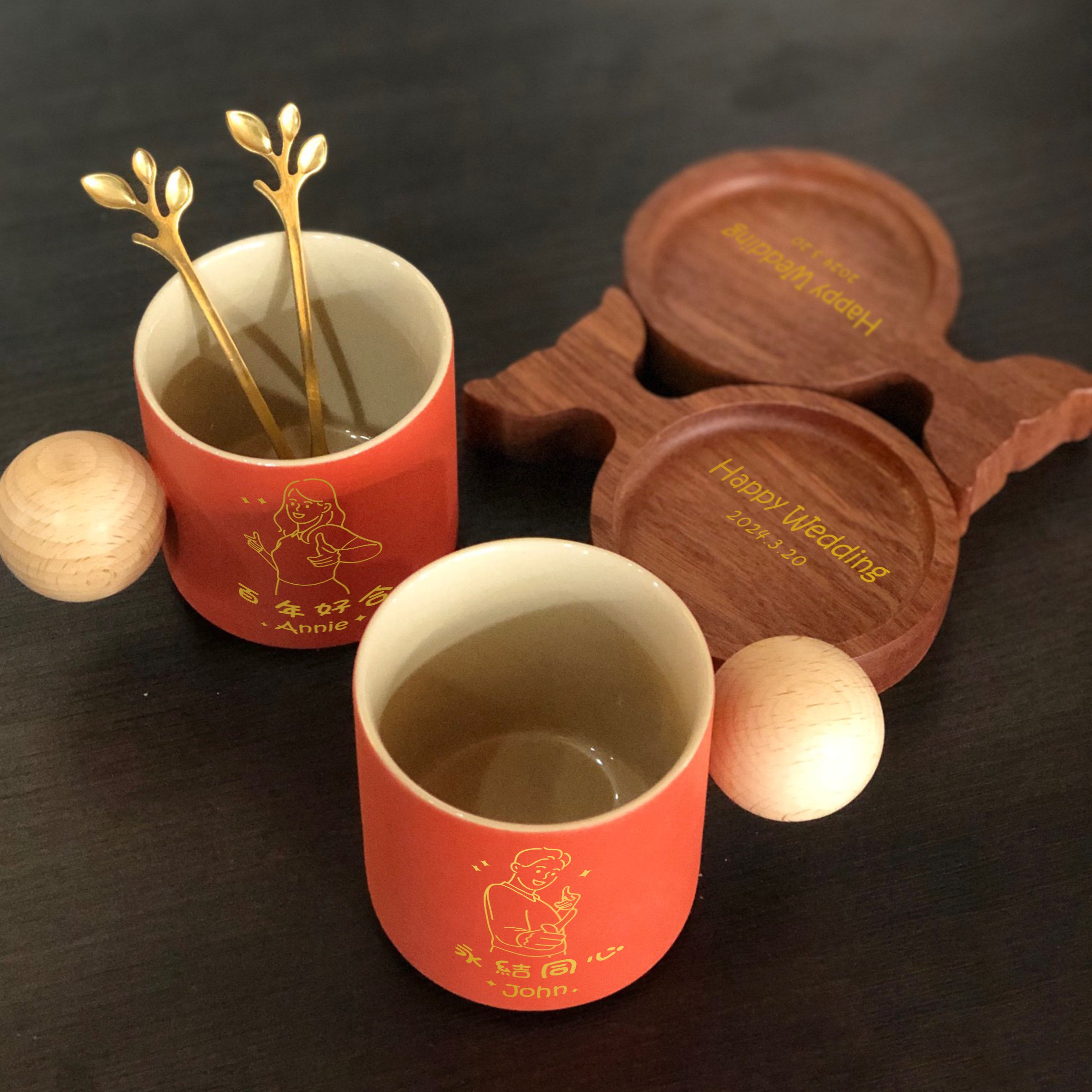 Wedding gifts | St louis three-pack (gift box) engraved gifts, customized portrait gifts, celebration gifts