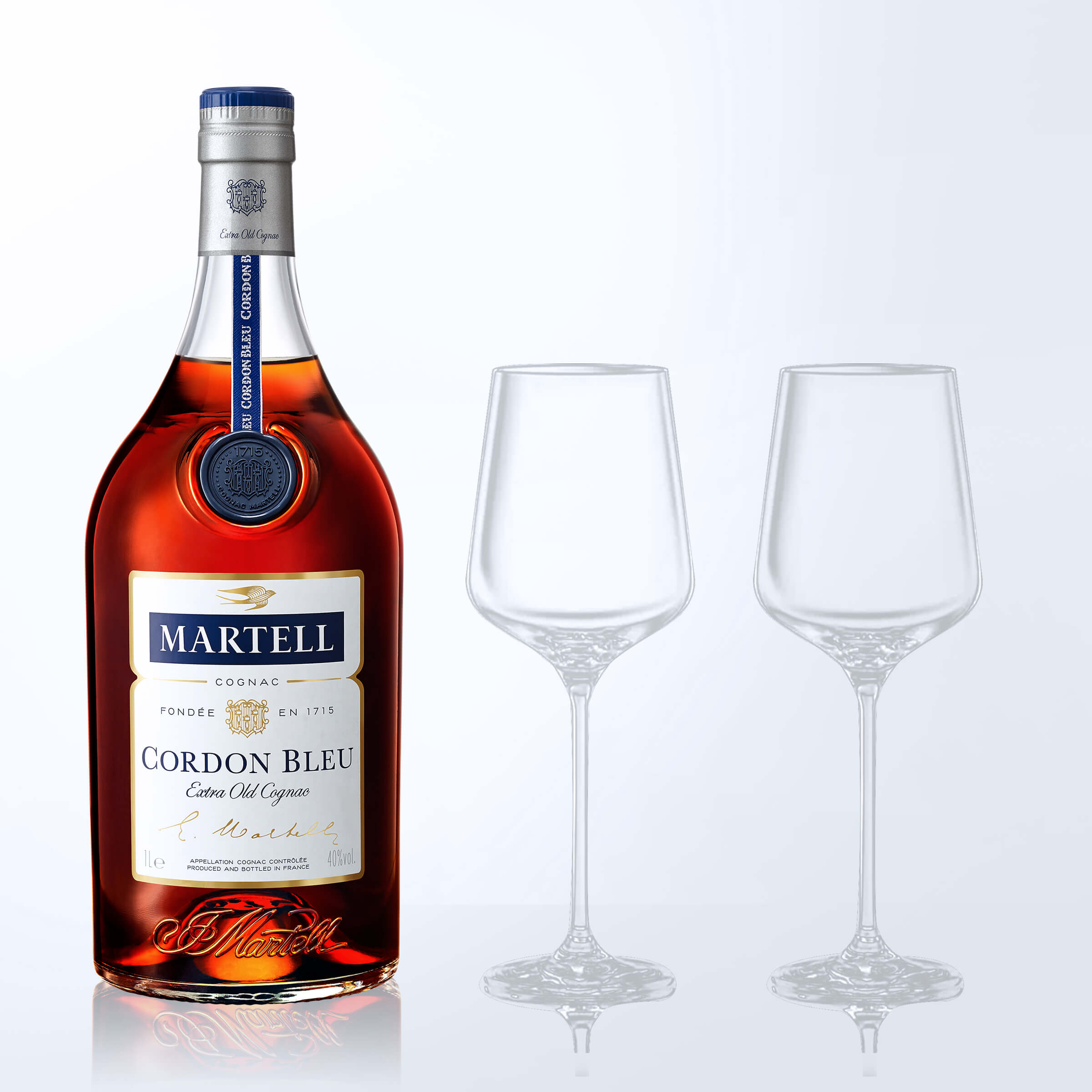 Martell Cordon Bleu & Bottega Crystal Glasses Gift Set with Engraving |馬爹利藍帶&Bottega水晶洋酒杯套裝(含文字人像雕刻） - Design Your Own Wine
